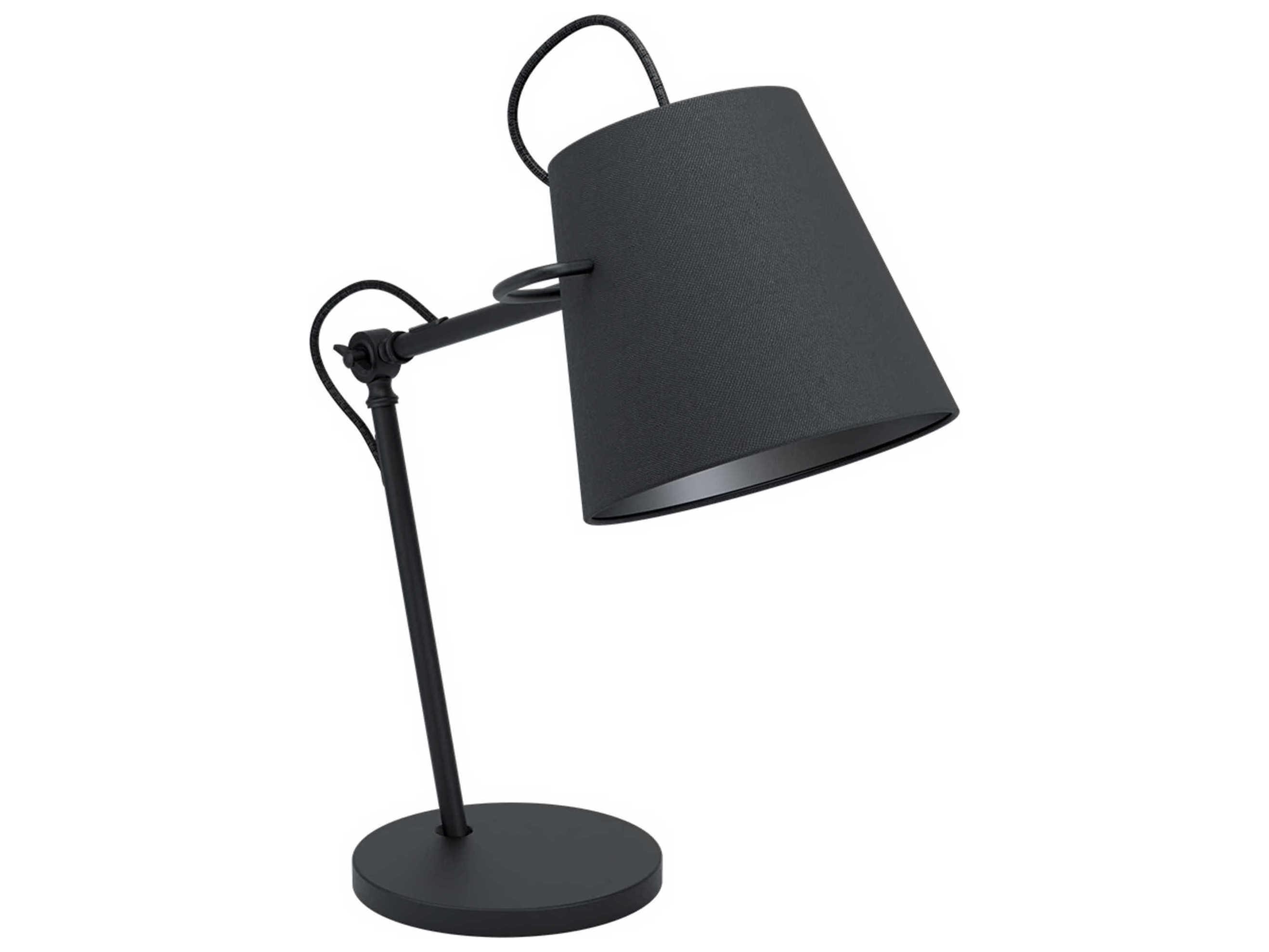 Eglo Granadillos Black Fabric Desk Lamp