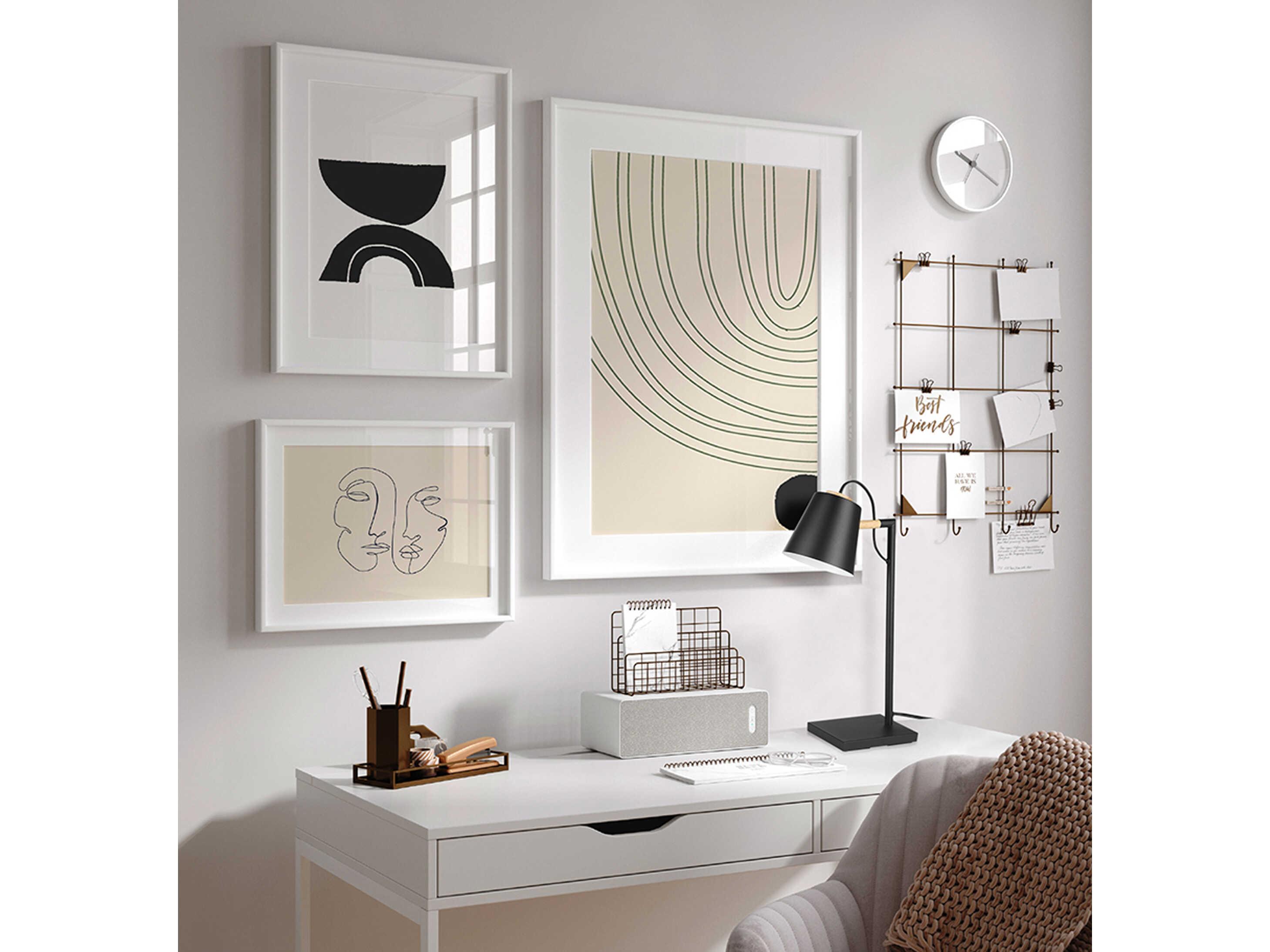 Eglo Lacey Structured Black Natural Wood Desk Lamp