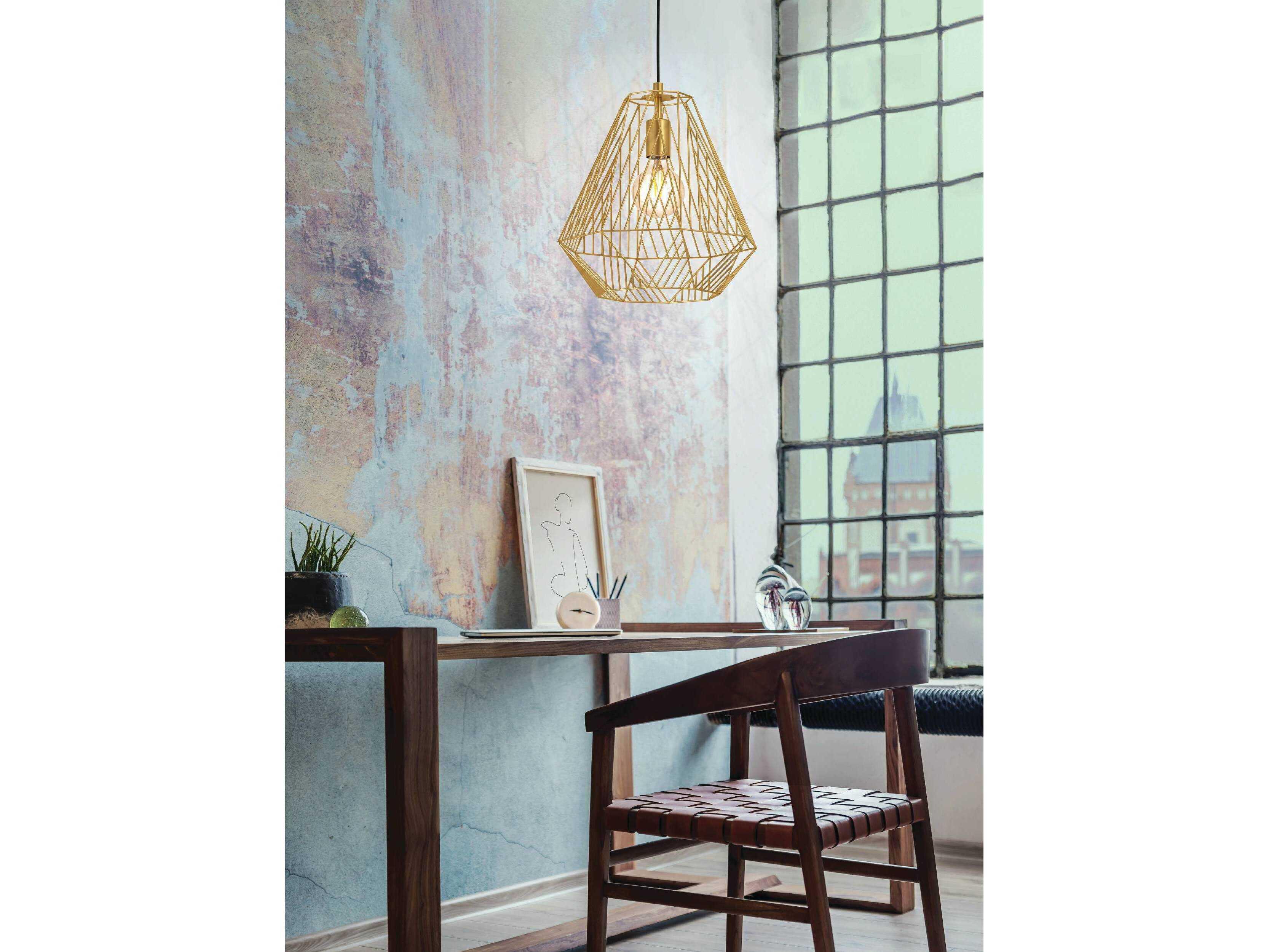 Eglo Stype 1-Light Gold Pendant