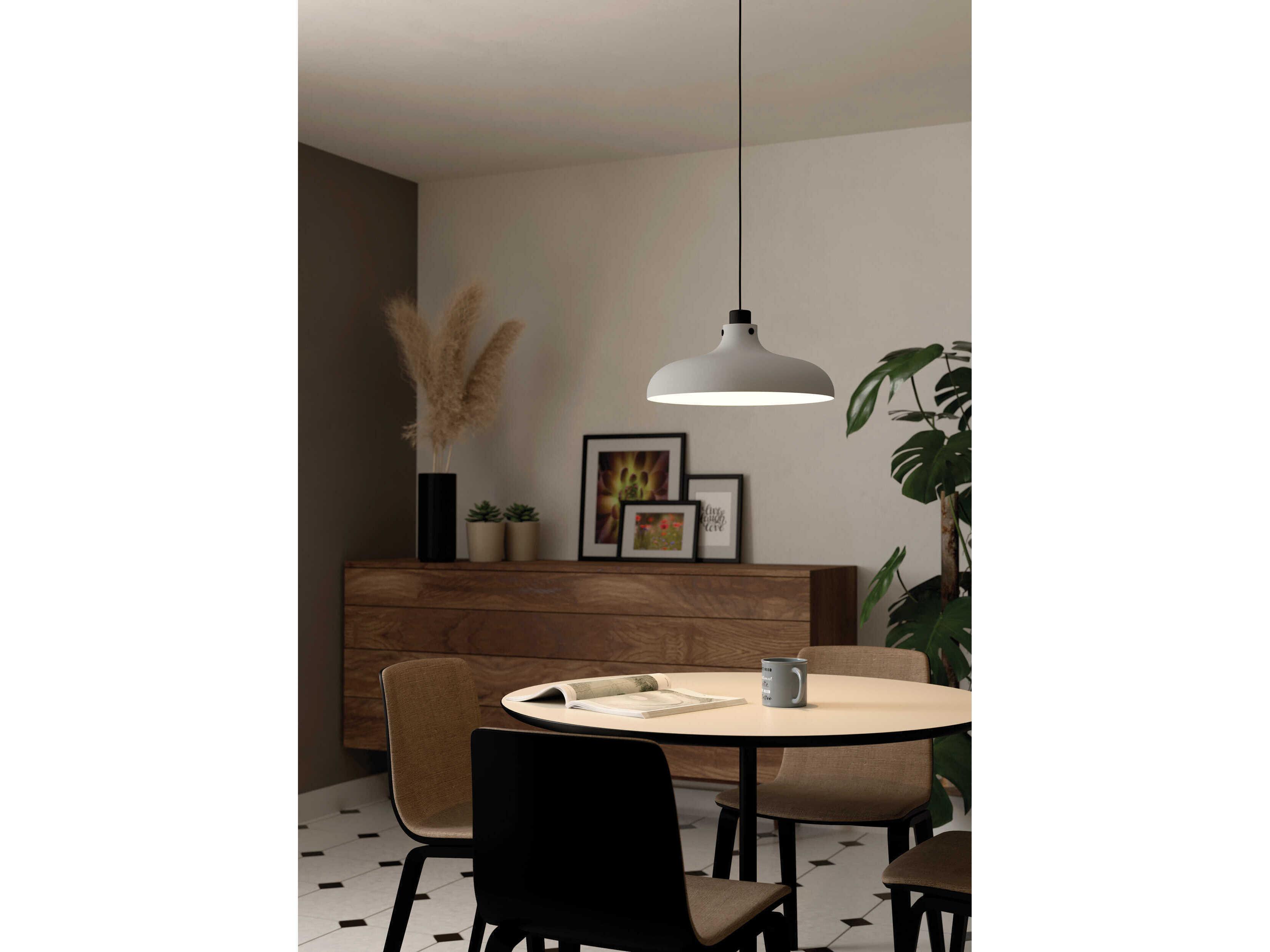 Eglo Matlock 1-Light Black Pendant