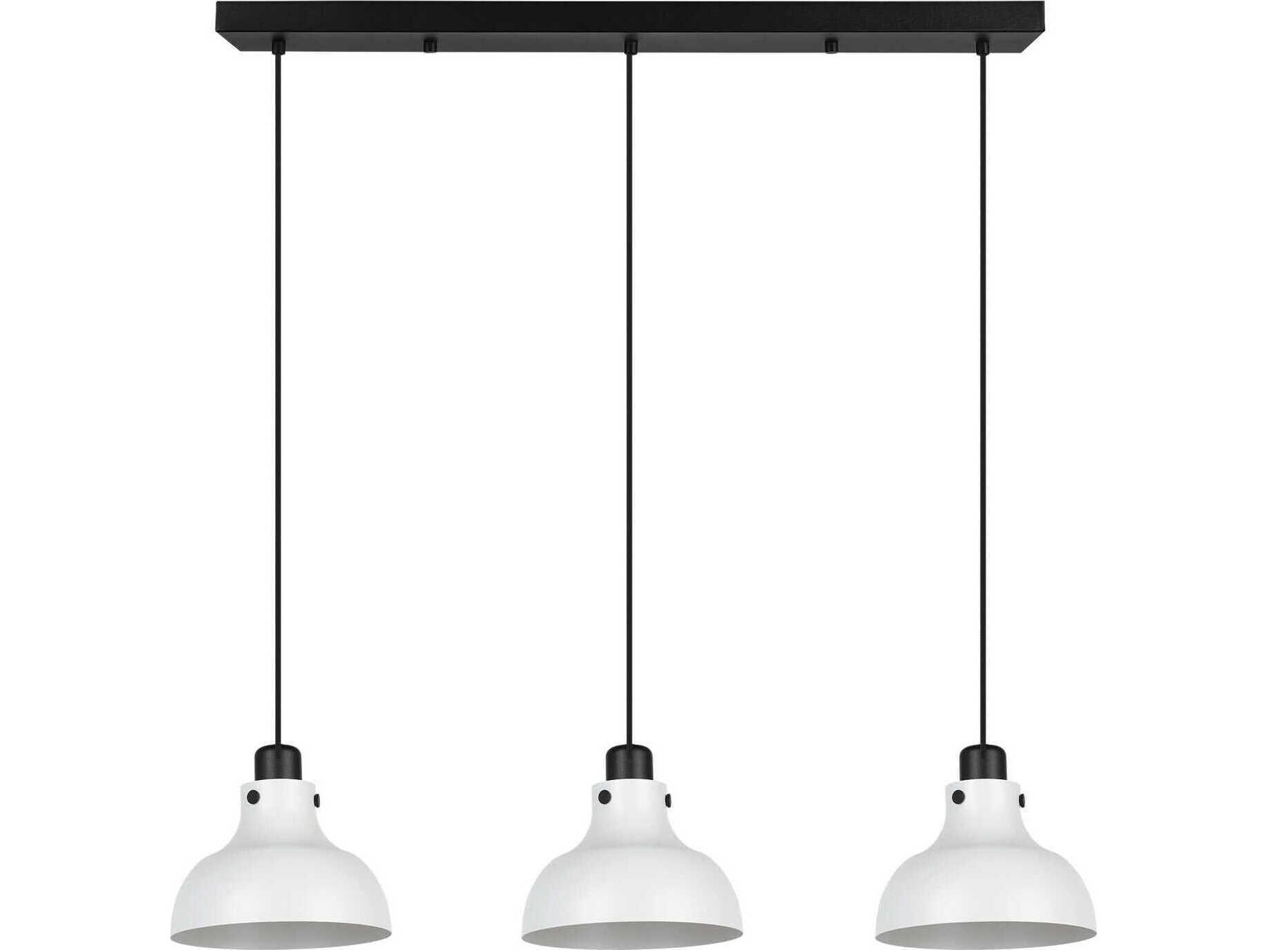 Eglo Matlock 3-Light Black Gray Island Pendant