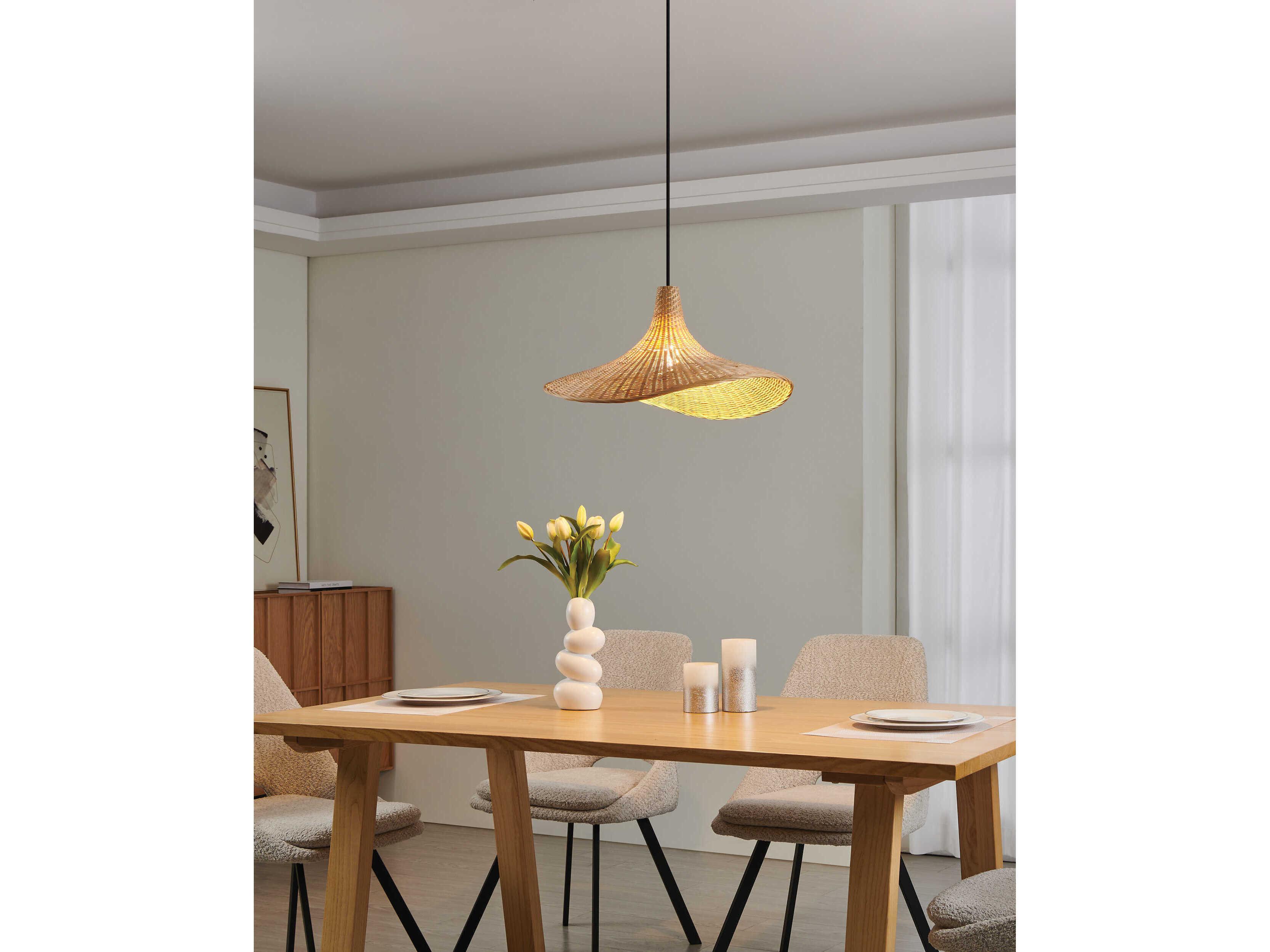 Eglo Haxey 1-Light Black Pendant