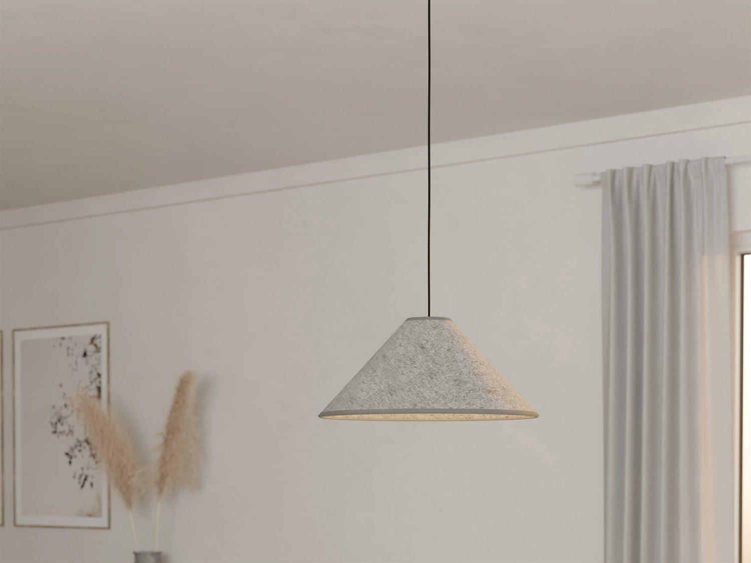 Eglo Alsager 1-Light Black Gray Pendant