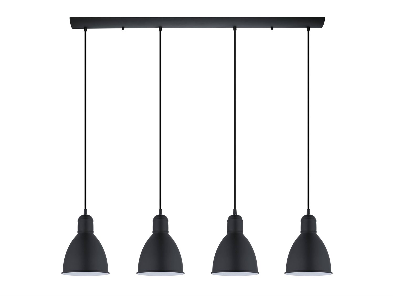 Eglo Priddy 4-Light Black Island Pendant