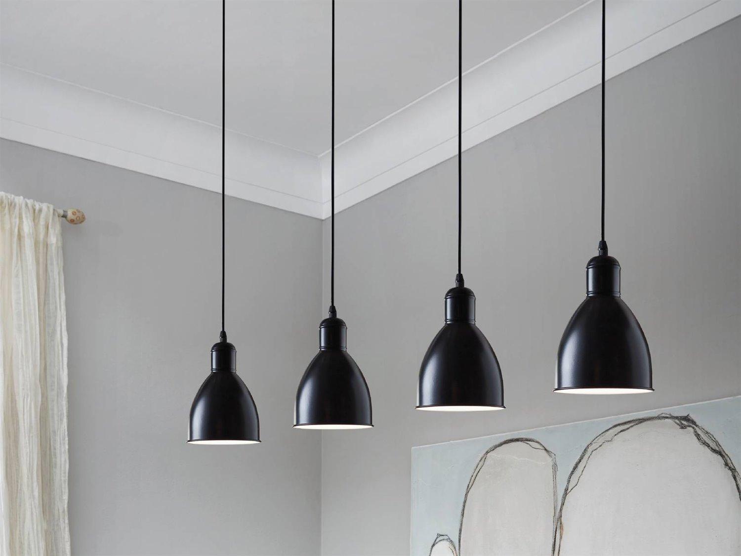 Eglo Priddy 4-Light Black Island Pendant