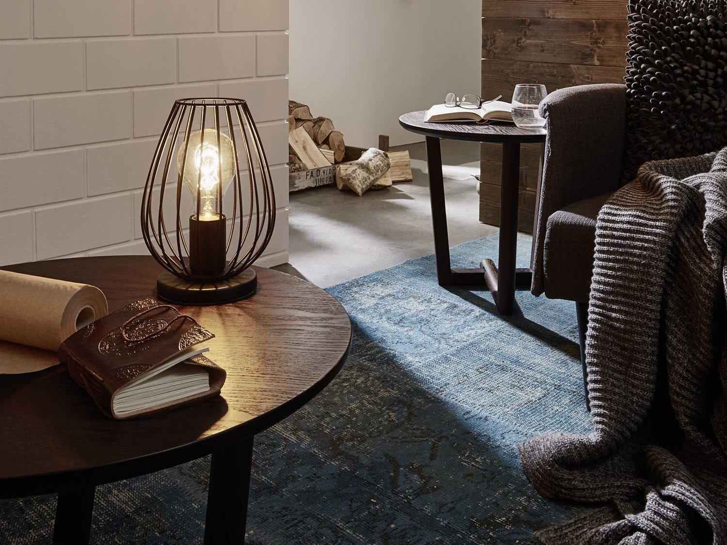 Eglo Newtown Black Metal Table Lamp