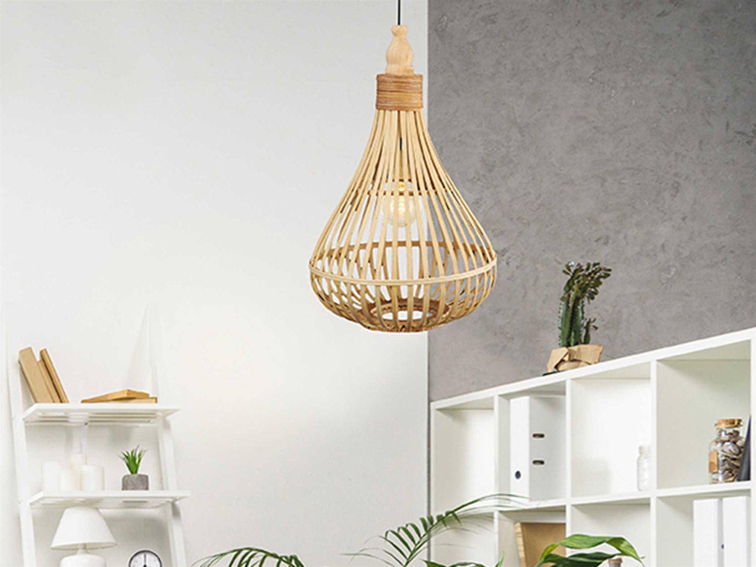 Eglo Amsfield 1-Light Brown Pendant
