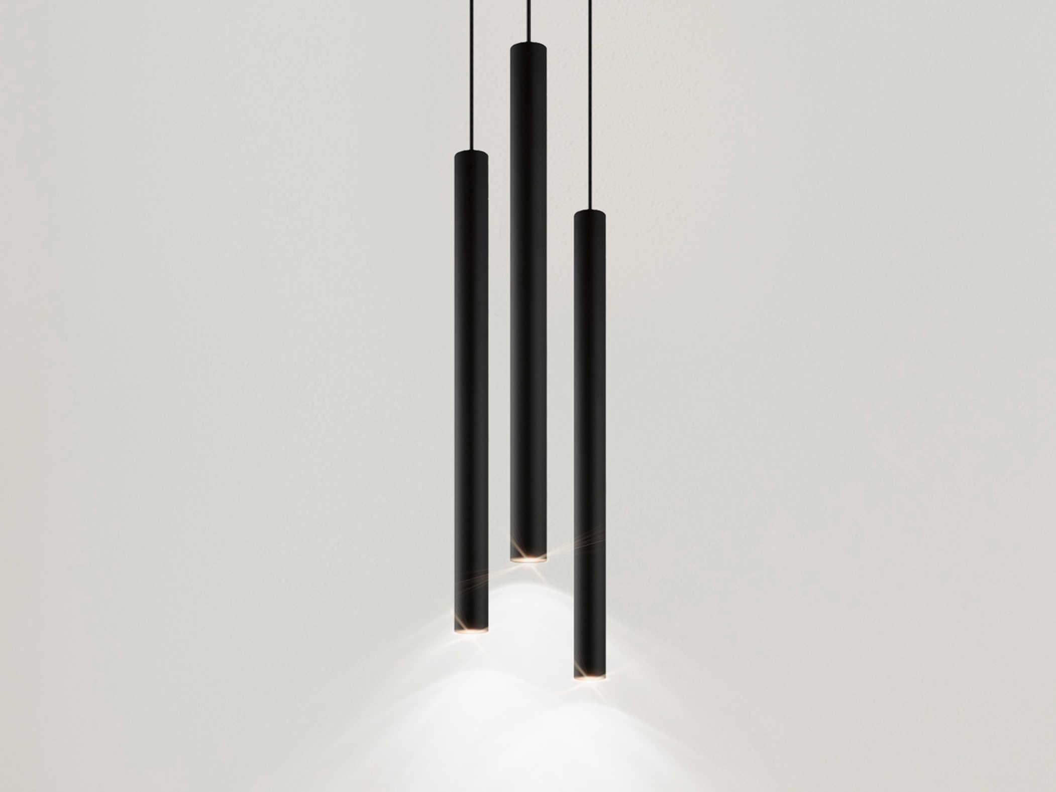 Eglo Tortoreto 1-Light Matte Black Cylinder Mini Pendant