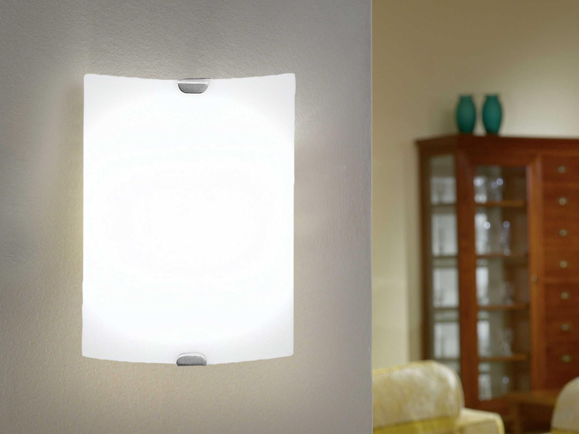 Eglo Fondo 1-Light Matte Nickel Wall Sconce