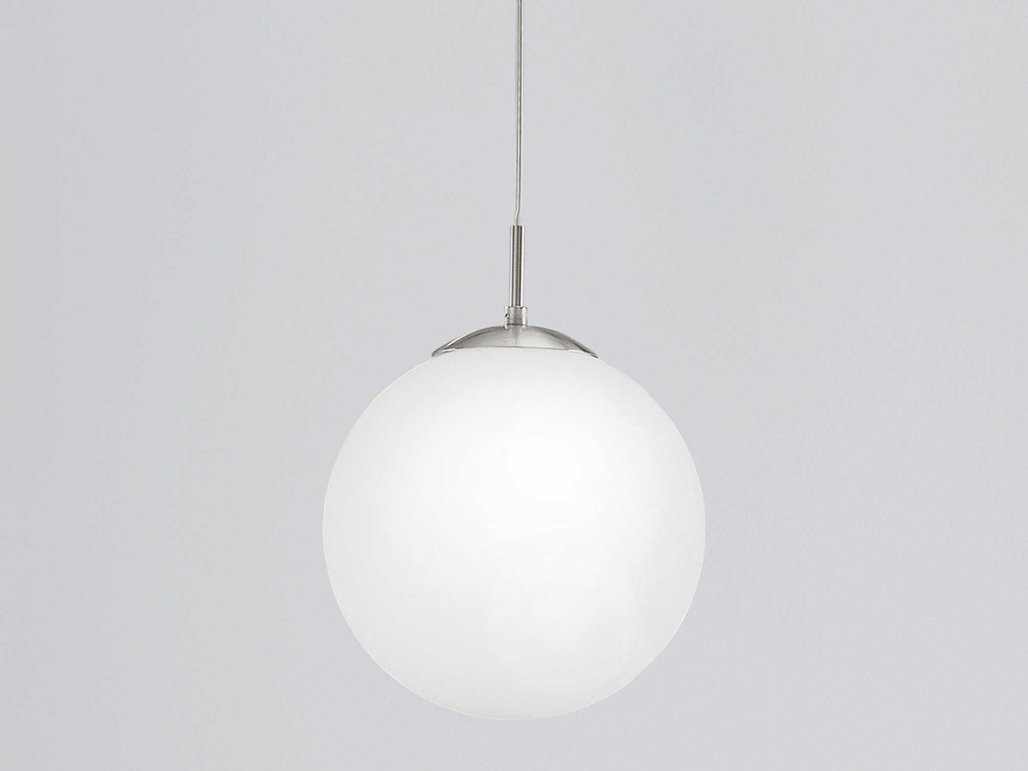 Eglo Rondo 1-Light Matte Nickel Globe Mini Pendant