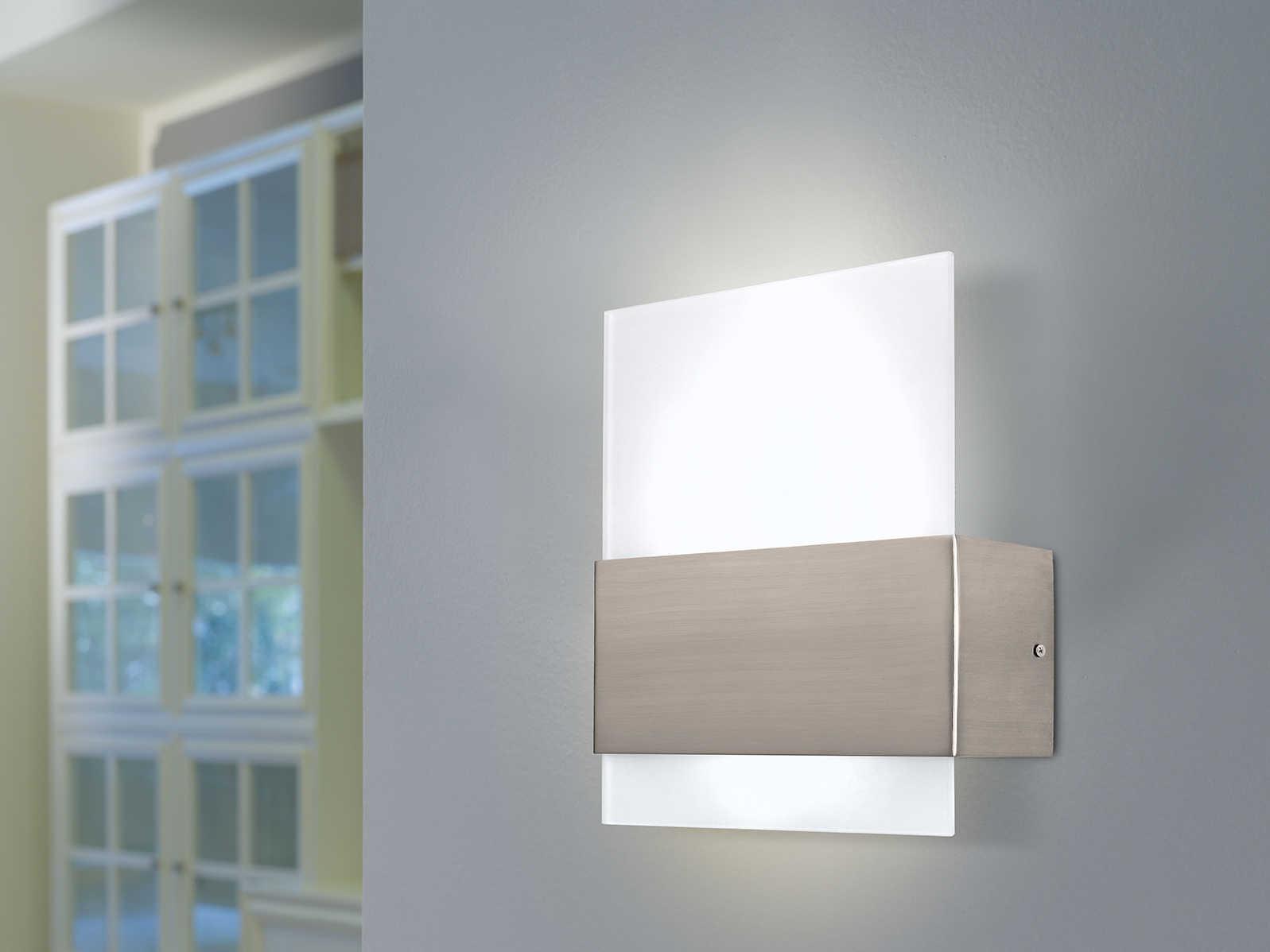Eglo Nikita 1-Light Matte Nickel Wall Sconce