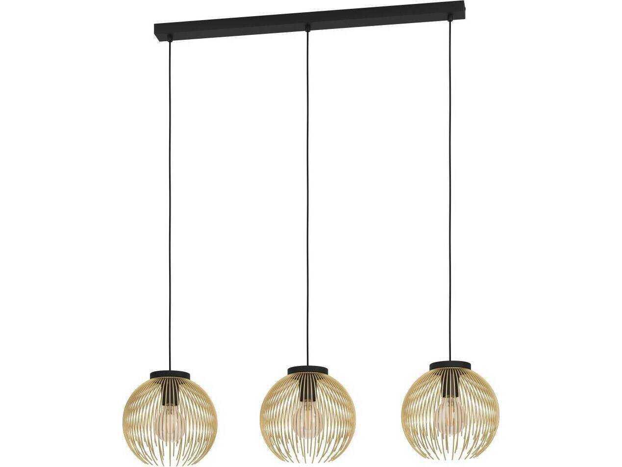 Eglo Venezuela 3-Light Black Island Pendant