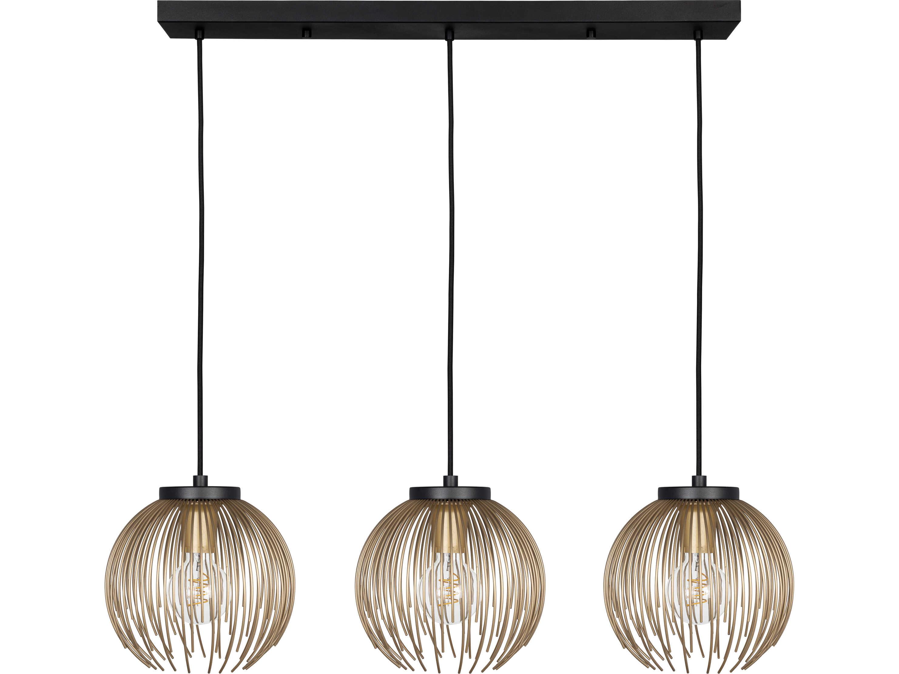 Eglo Venezuela 3-Light Black Island Pendant