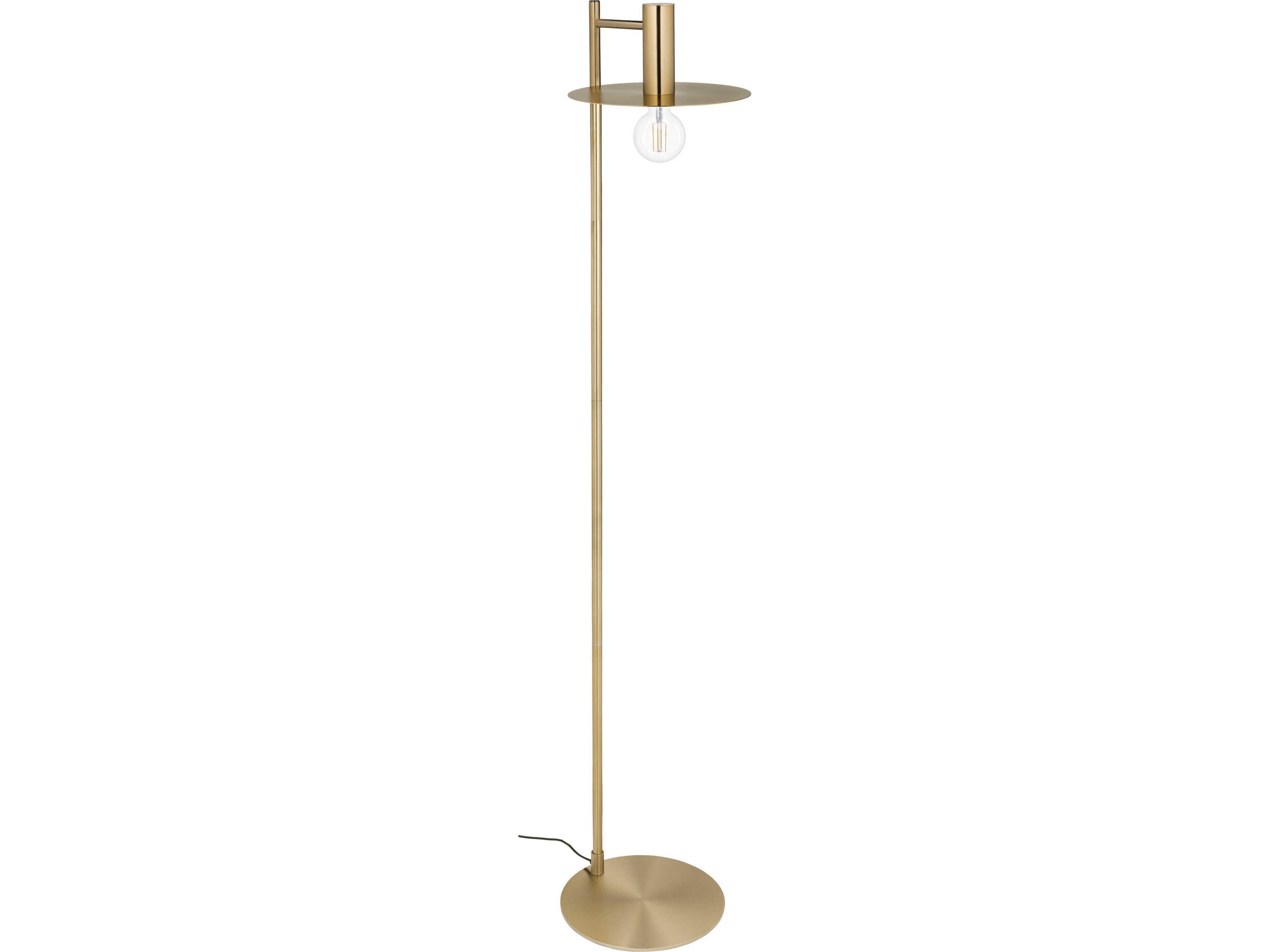 Eglo Escandell Brushed Gold Metal Floor Lamp
