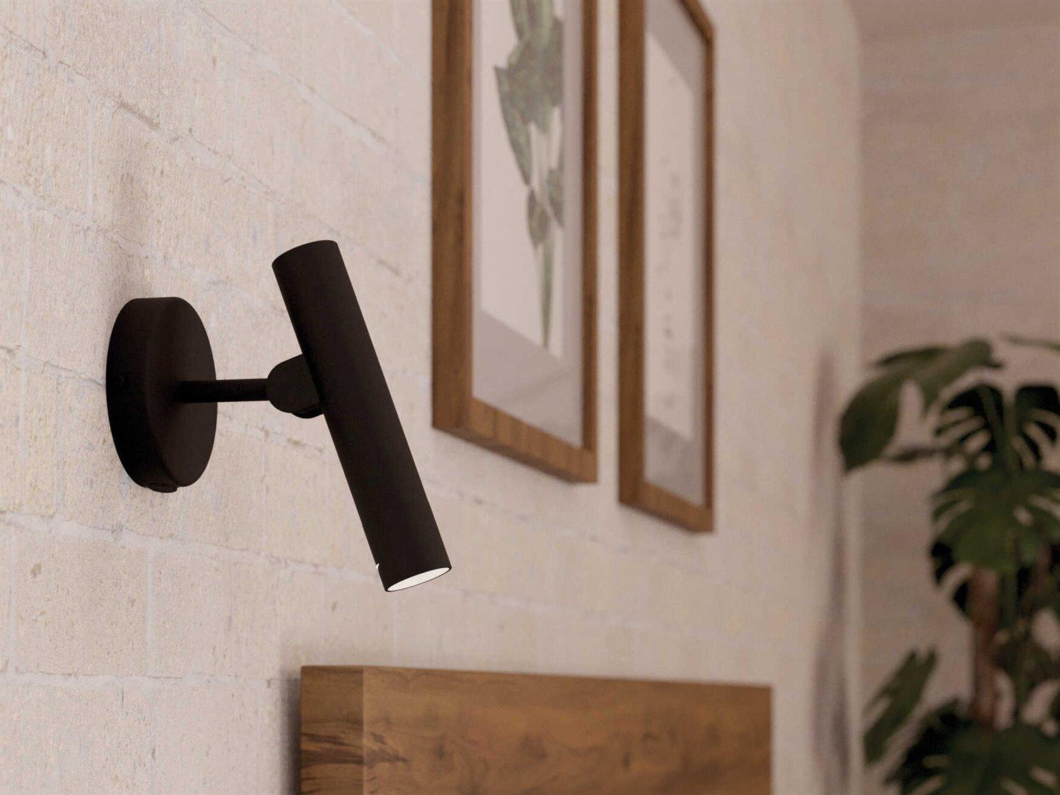Eglo Almudaina 1-Light Black Swing Wall Sconce