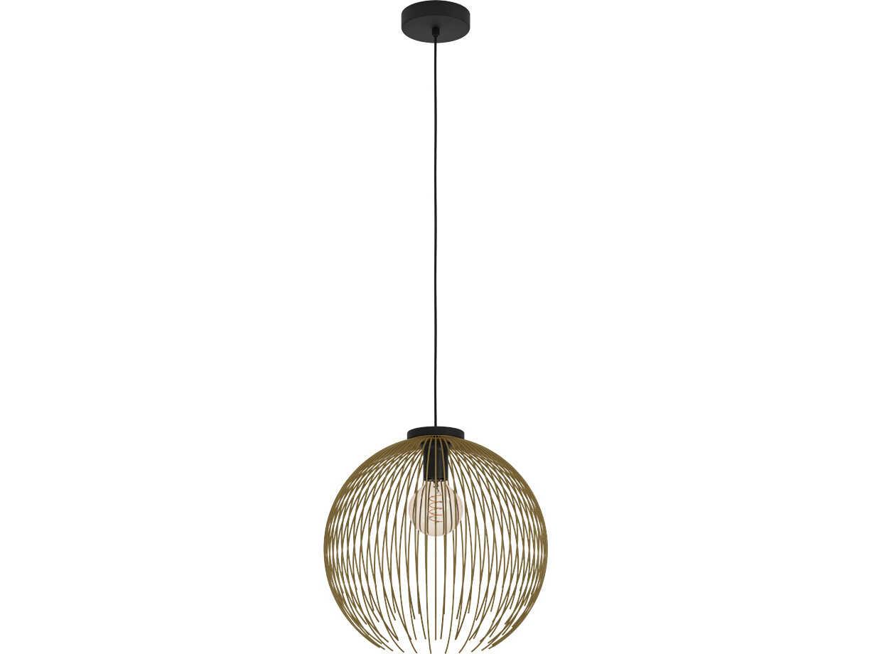 Eglo Venezuela 1-Light Black Gold Pendant