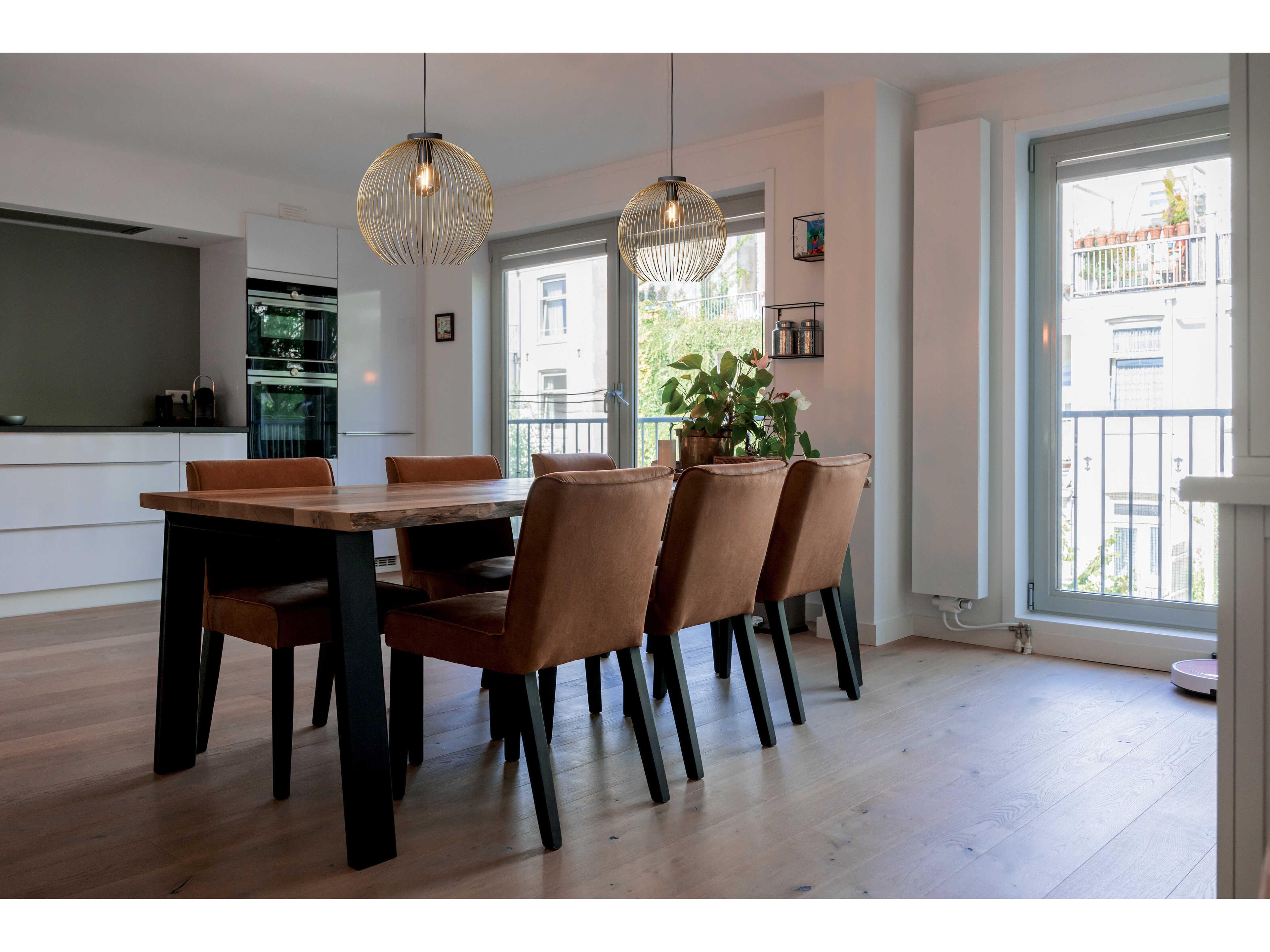 Eglo Venezuela 1-Light Black Gold Pendant