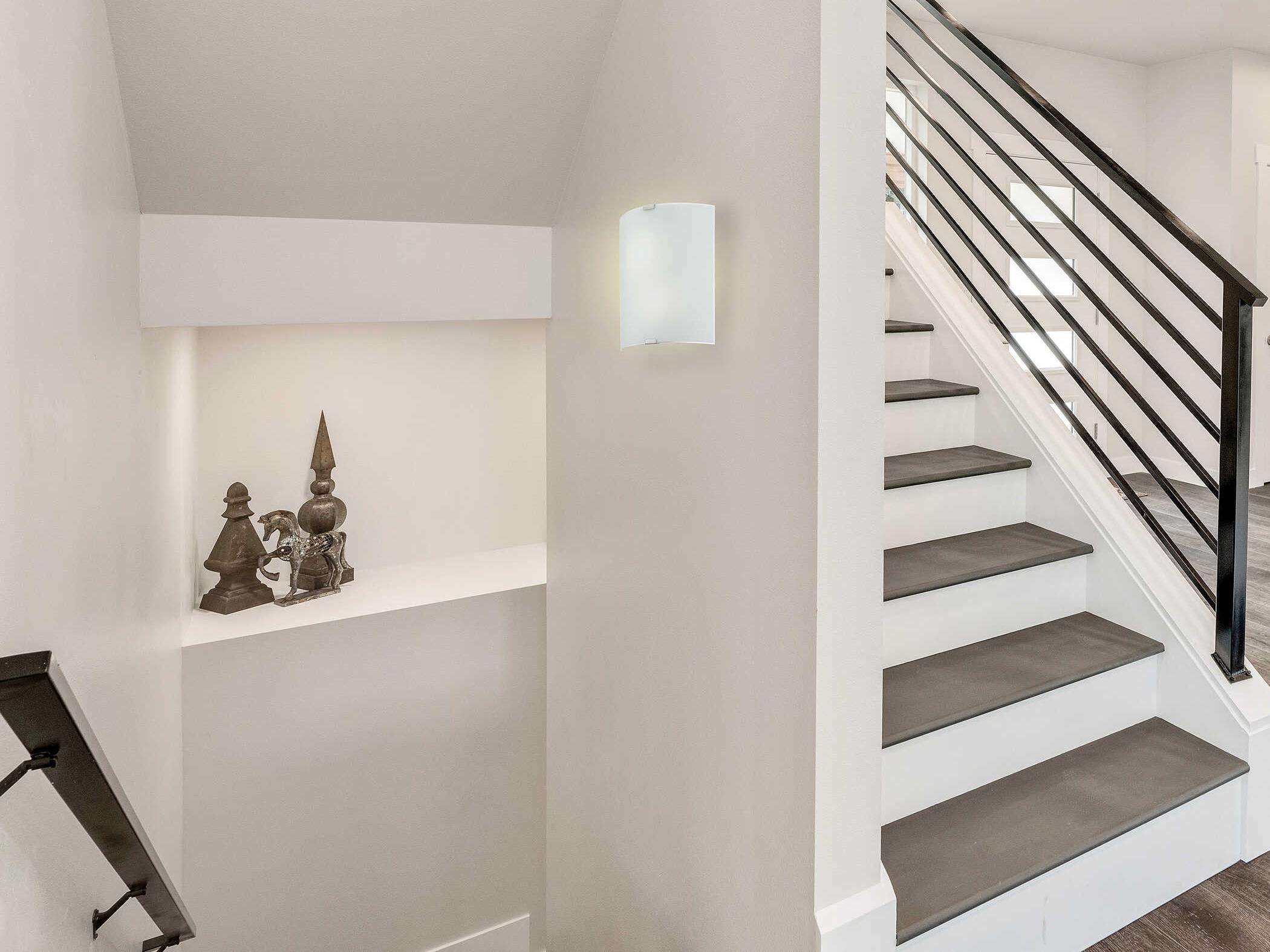 Eglo Grafik 2-Light Chrome Wall Sconce