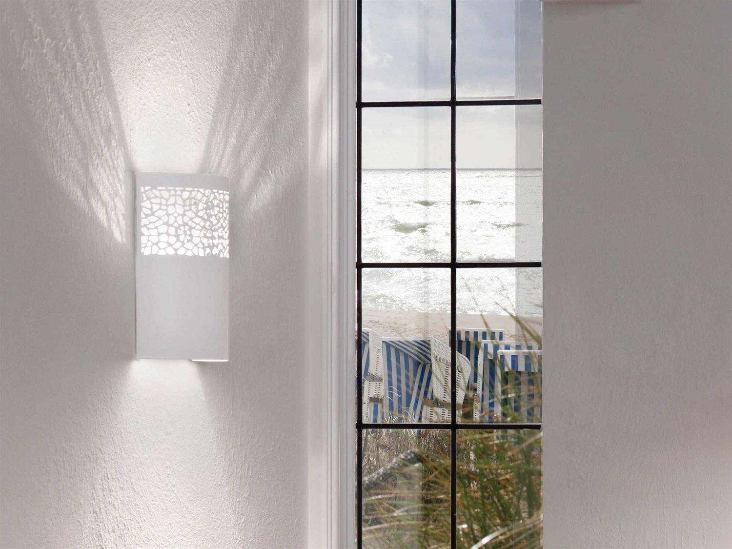Eglo Carmelia 1-Light White Wall Sconce