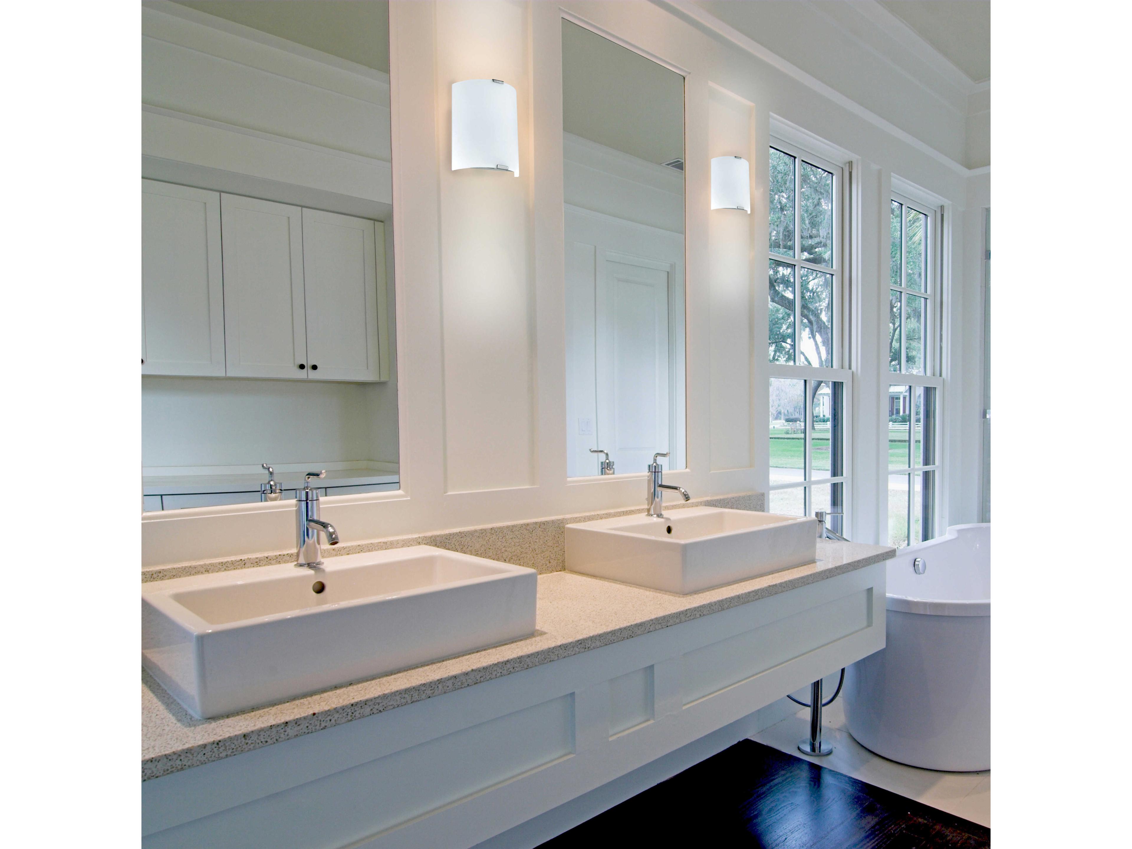 Eglo Grafik 1-Light Silver Wall Sconce