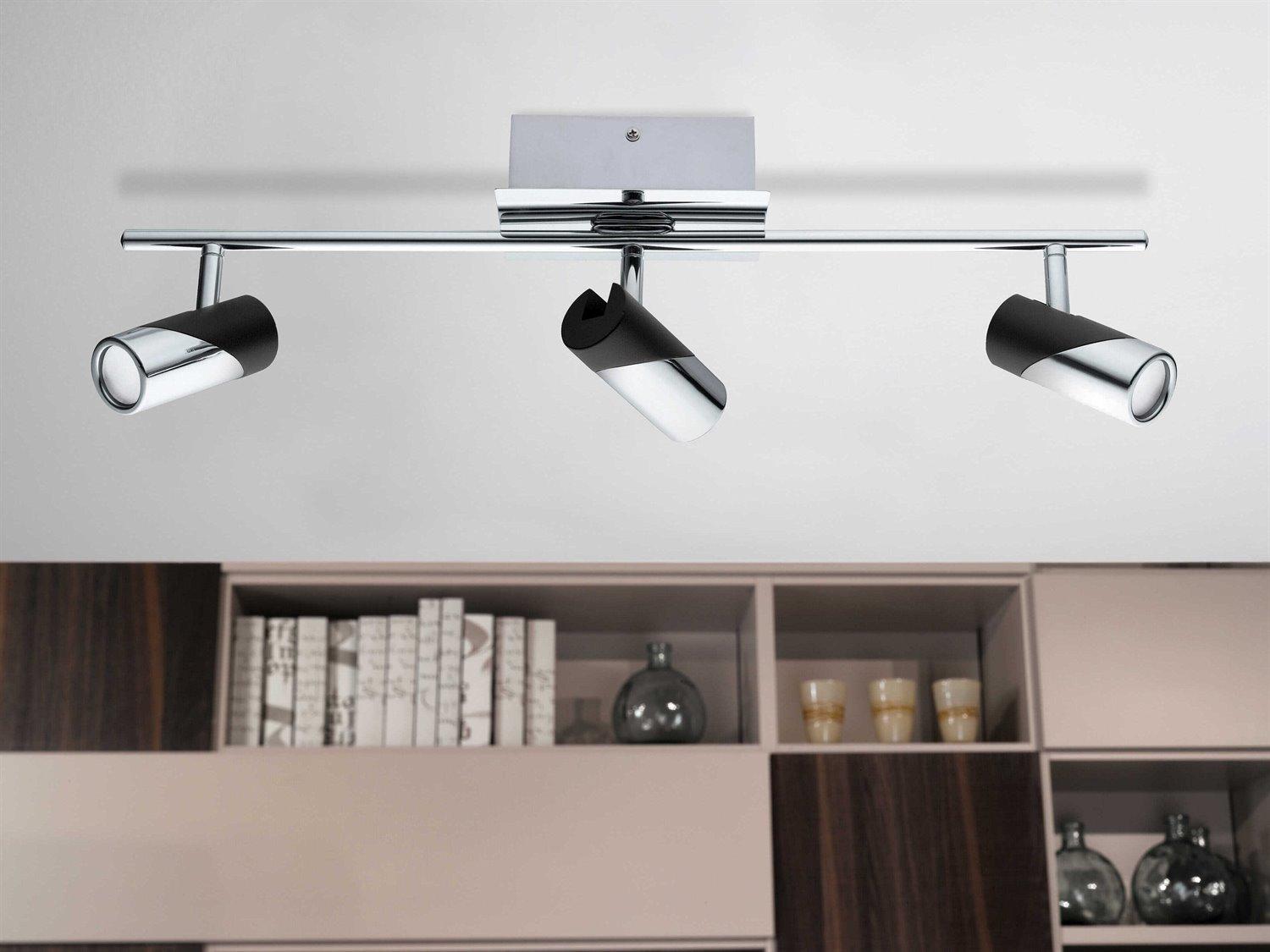 Eglo Bernedo 3-Light Chrome Track & Rail Light