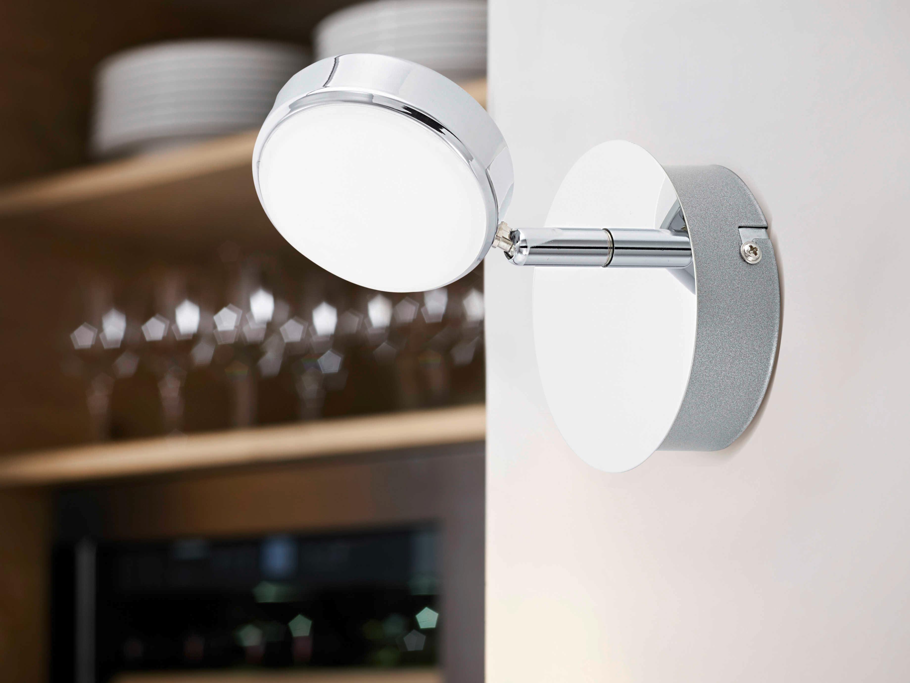 Eglo Salto 1-Light Chrome Wall Sconce