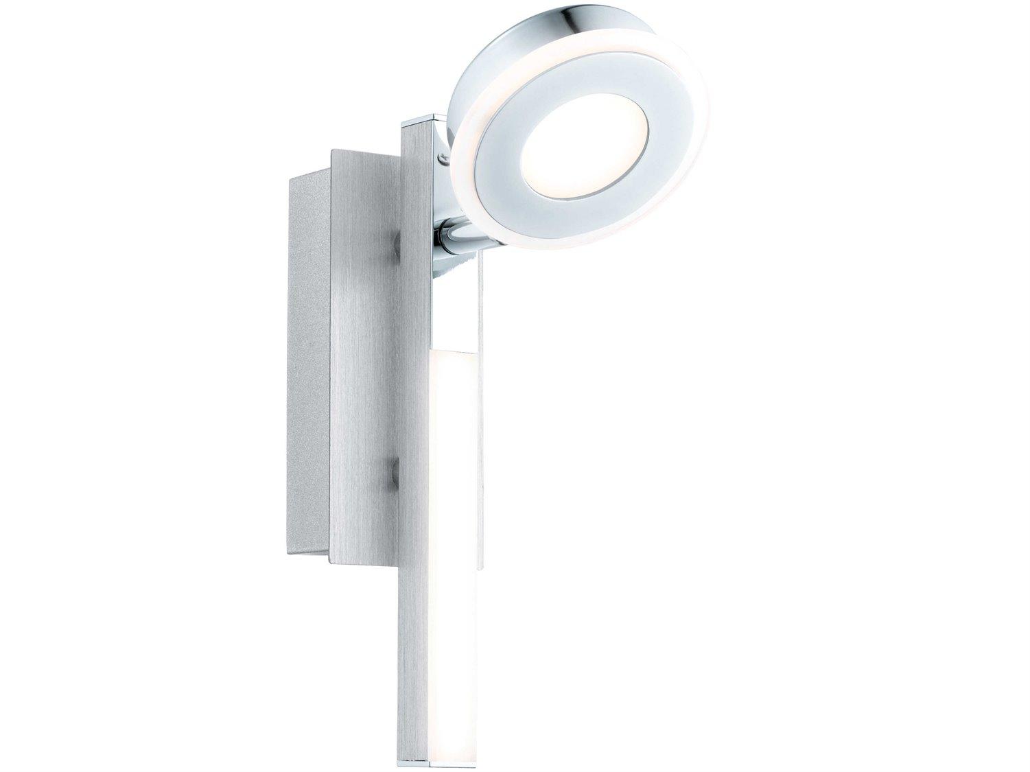 Eglo Cardillio 1-Light Brushed Aluminum Chrome Wall Sconce