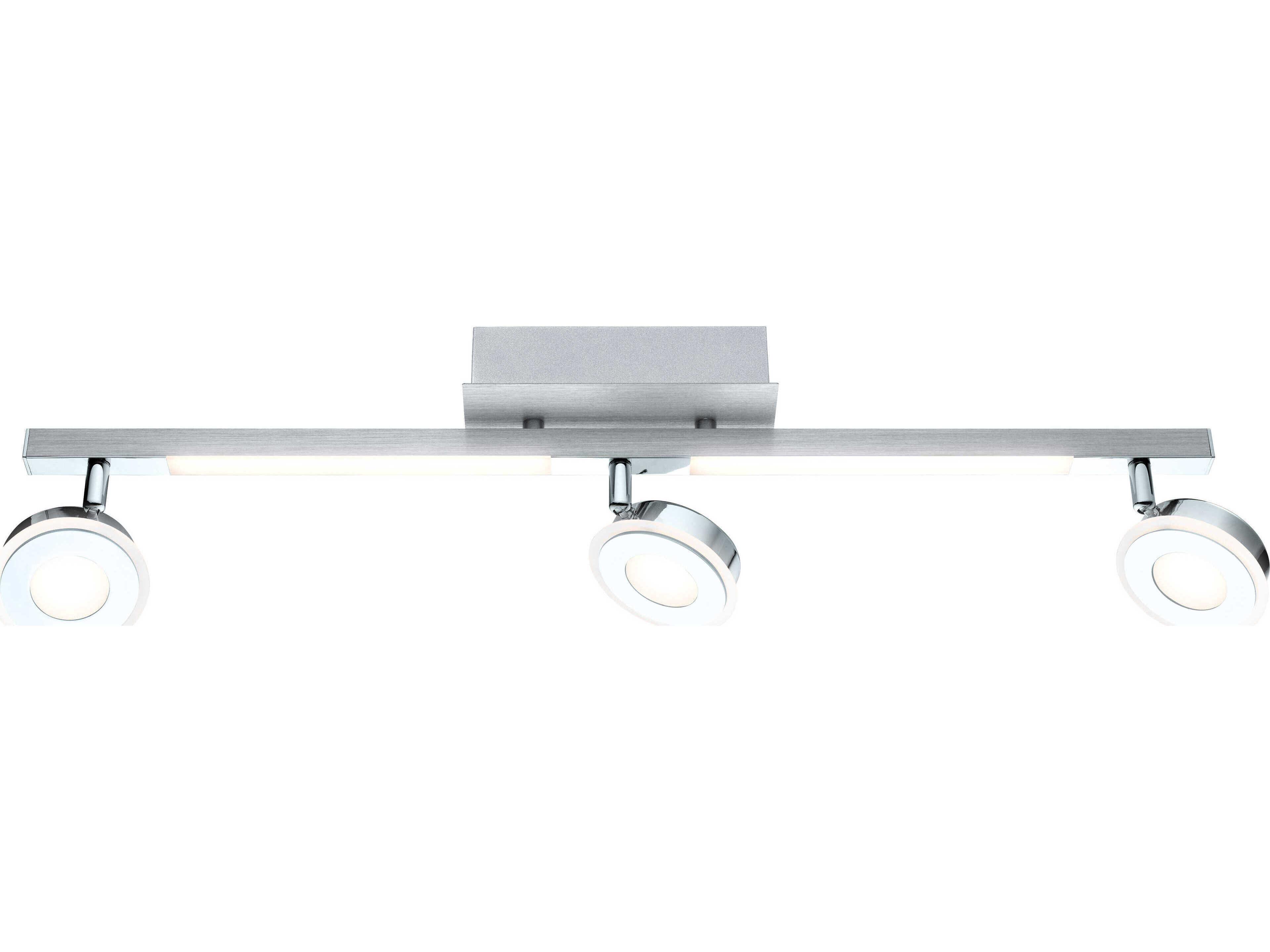 Eglo Cardillio 3-Light Brushed Aluminum Chrome Track & Rail Light