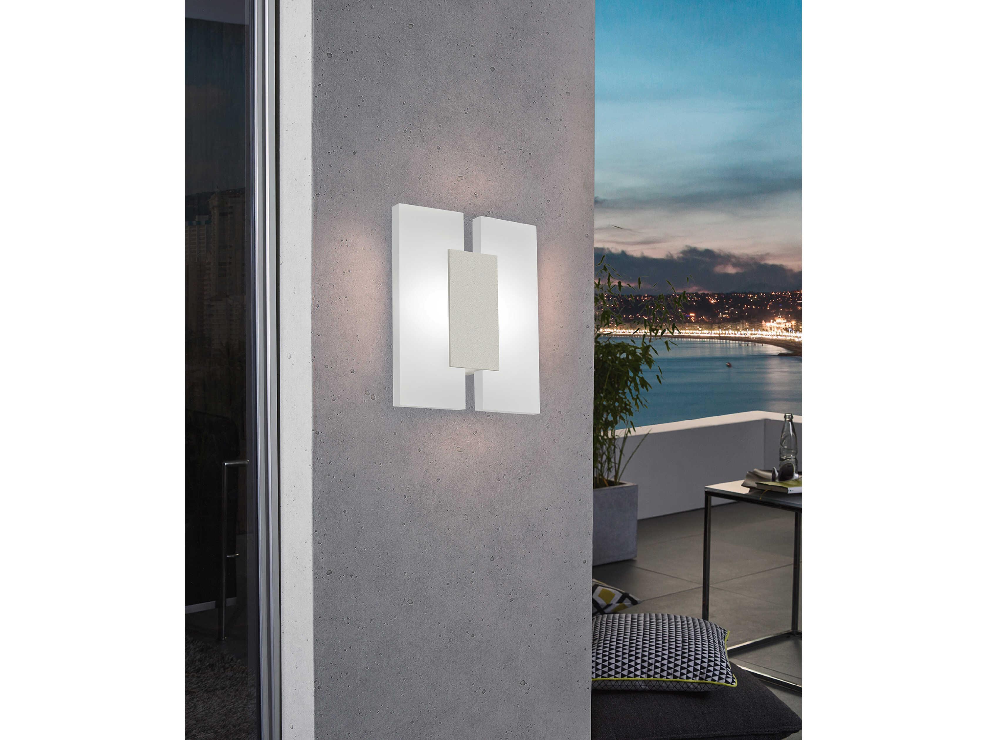 Eglo Metrass 1-Light Matte Nickel Wall Sconce