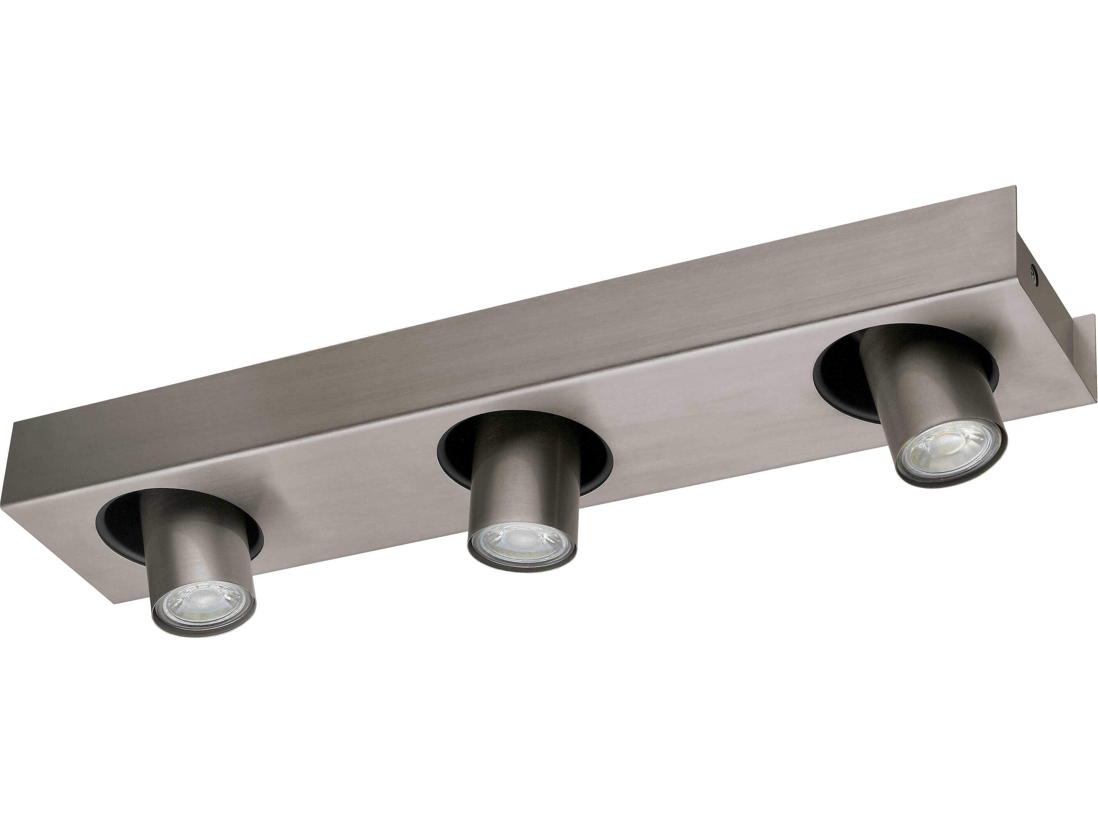 Eglo Robledo 3-Light Matte Nickel Track & Rail Light