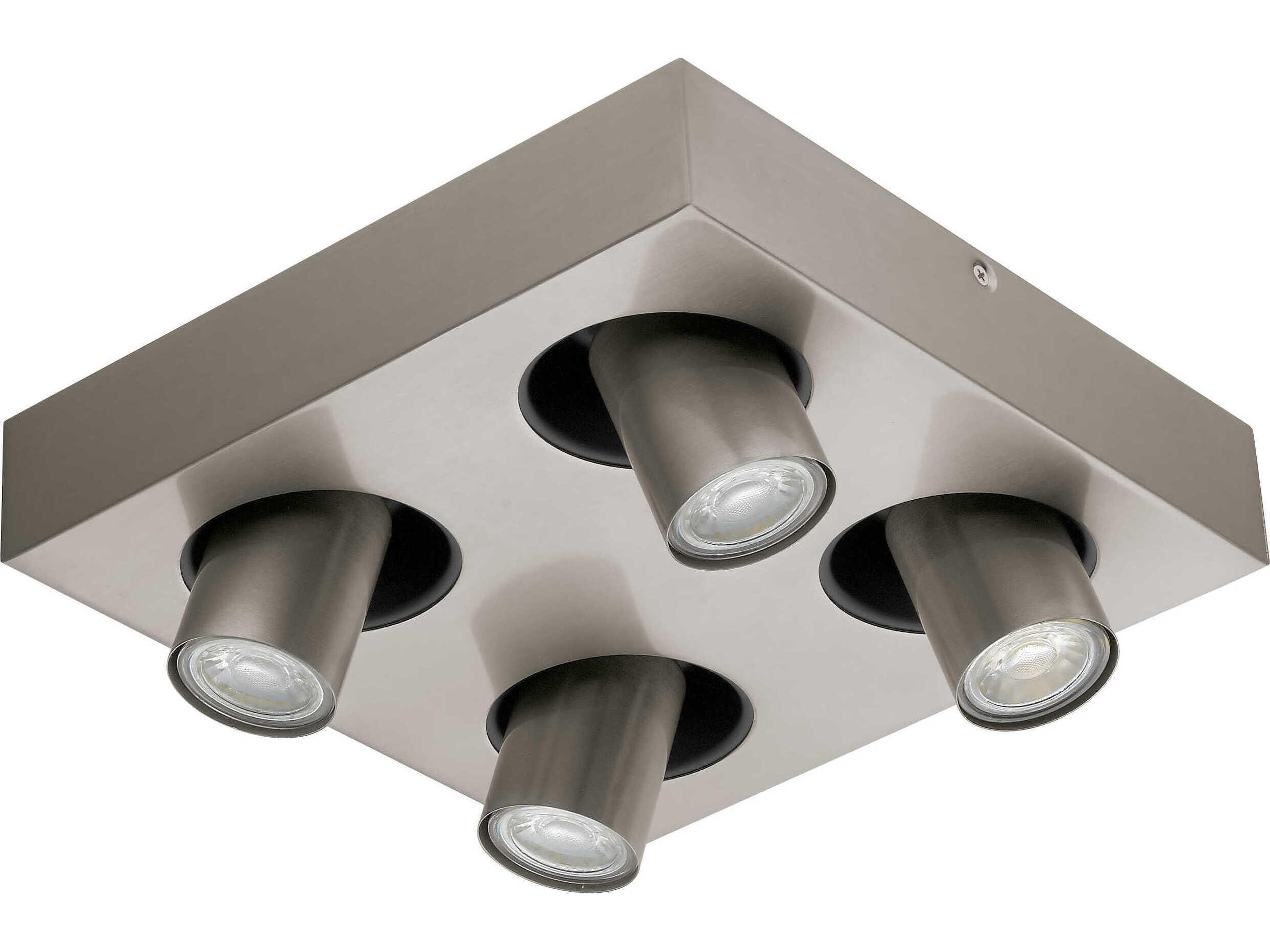 Eglo Robledo 4-Light Matte Nickel Track & Rail Light
