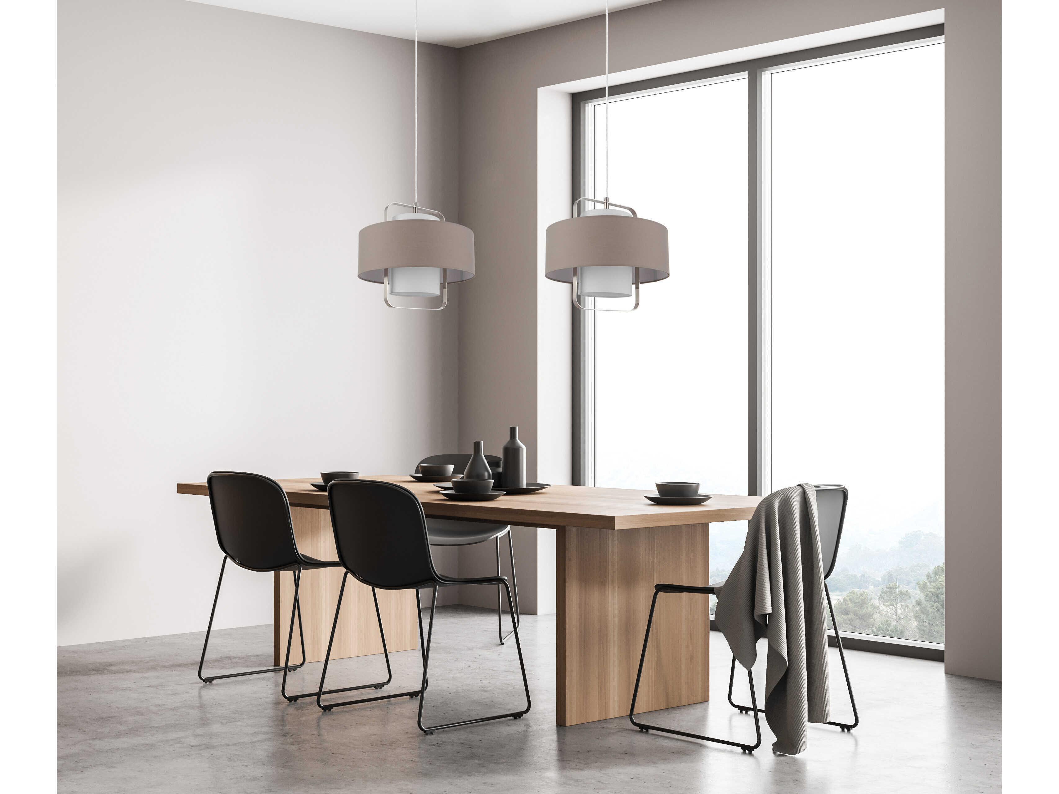 Eglo Fontao 1-Light Matte Nickel Pendant