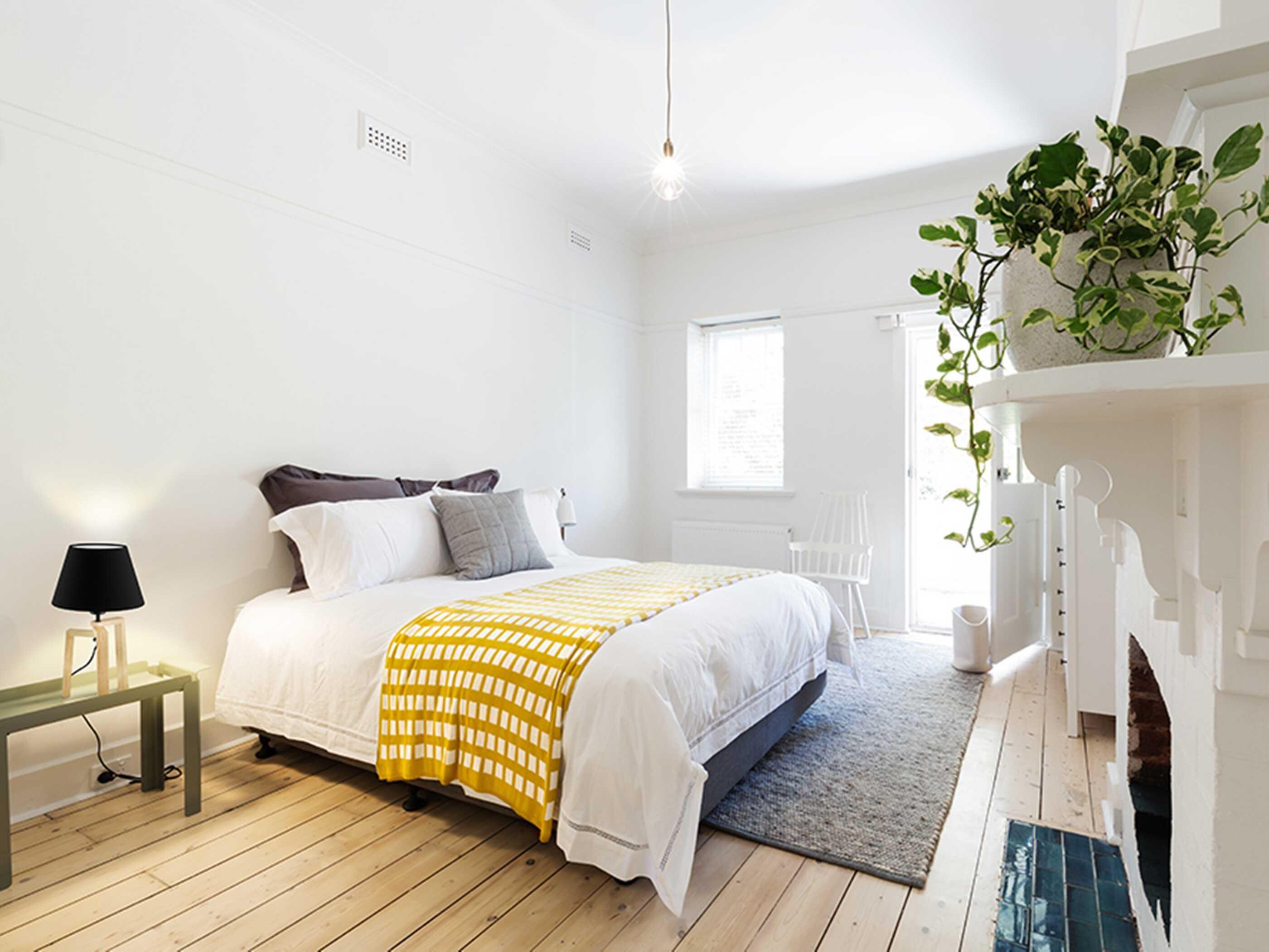 Eglo Chietino Wood Black Exterior White Interior Fabric Brown Table Lamp