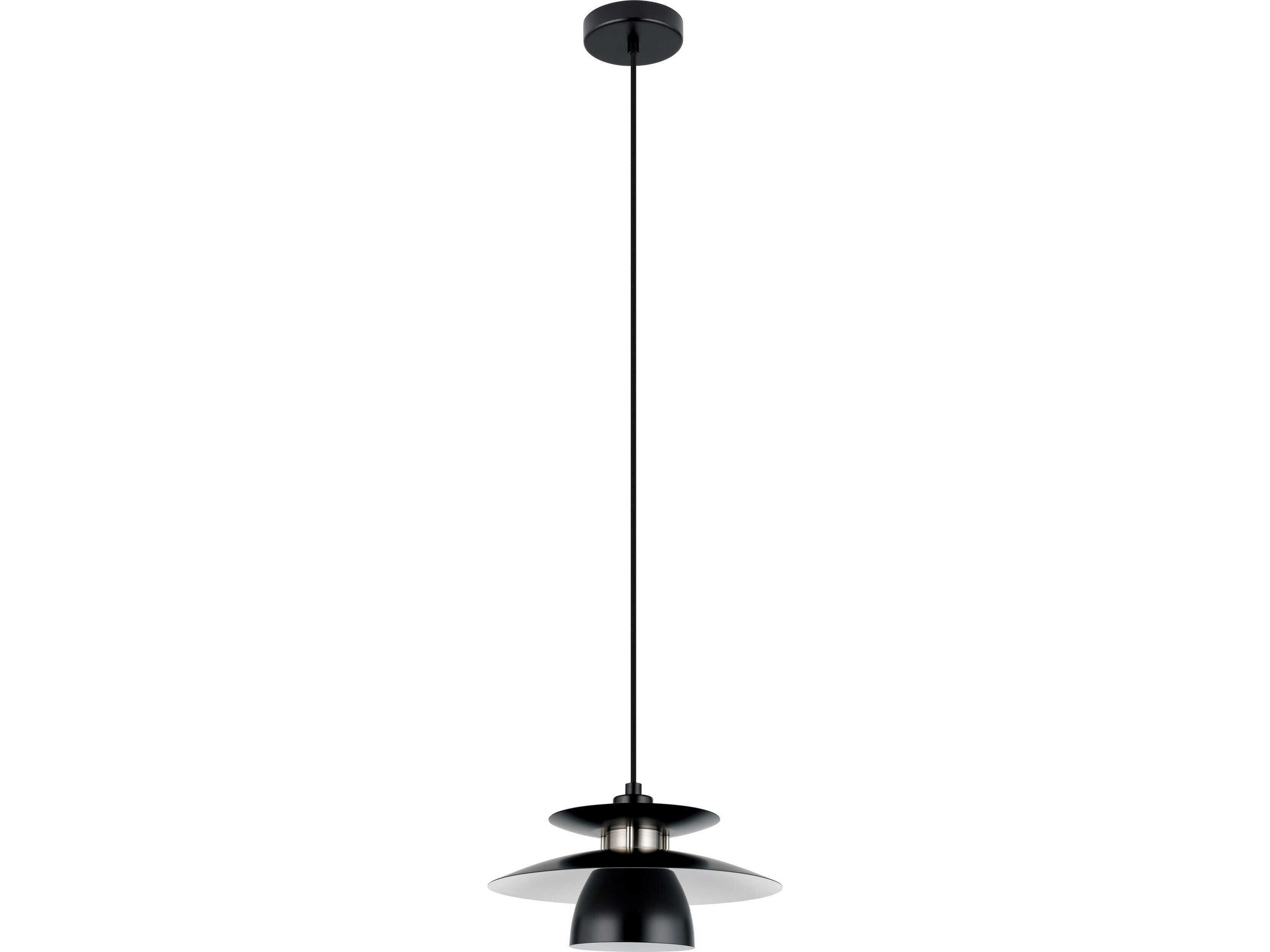 Eglo Brenda 1-Light Black Pendant