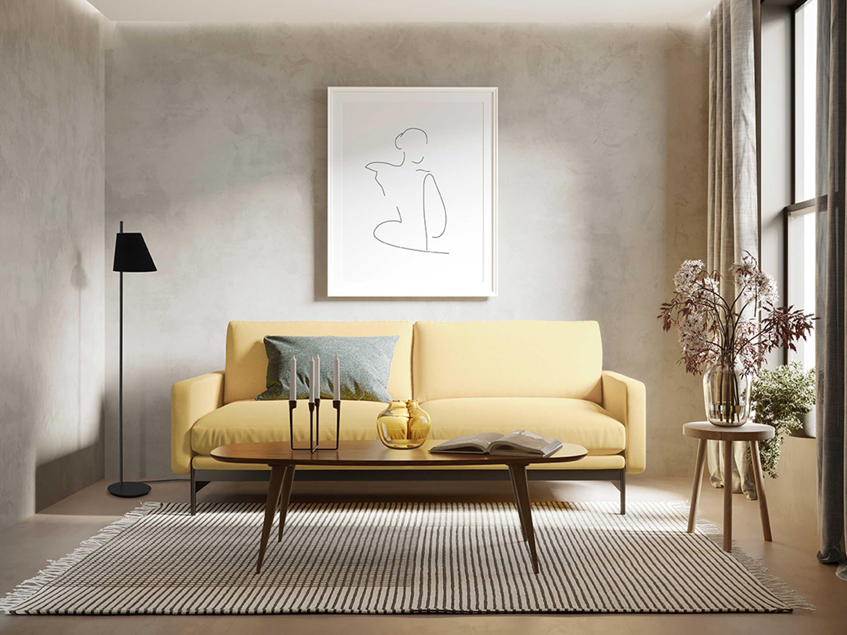 Eglo Estaziona Structured Black Fabric Floor Lamp