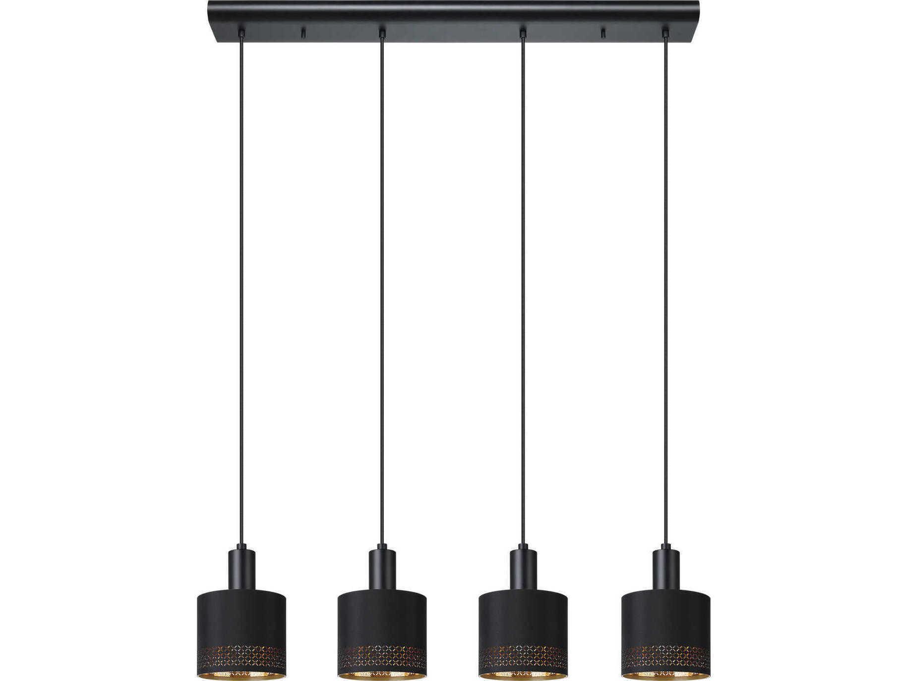 Eglo Esteperra 4-Light Black Island Pendant