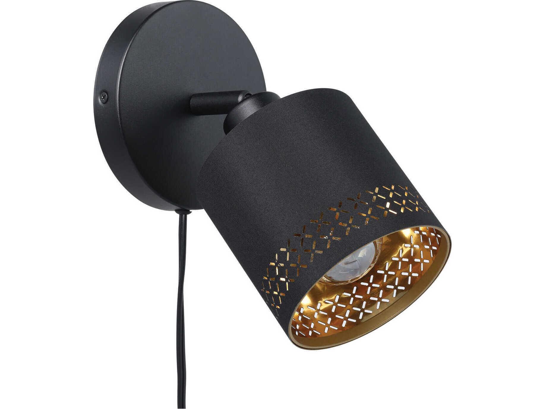 Eglo Esteperra 1-Light Black Wall Sconce