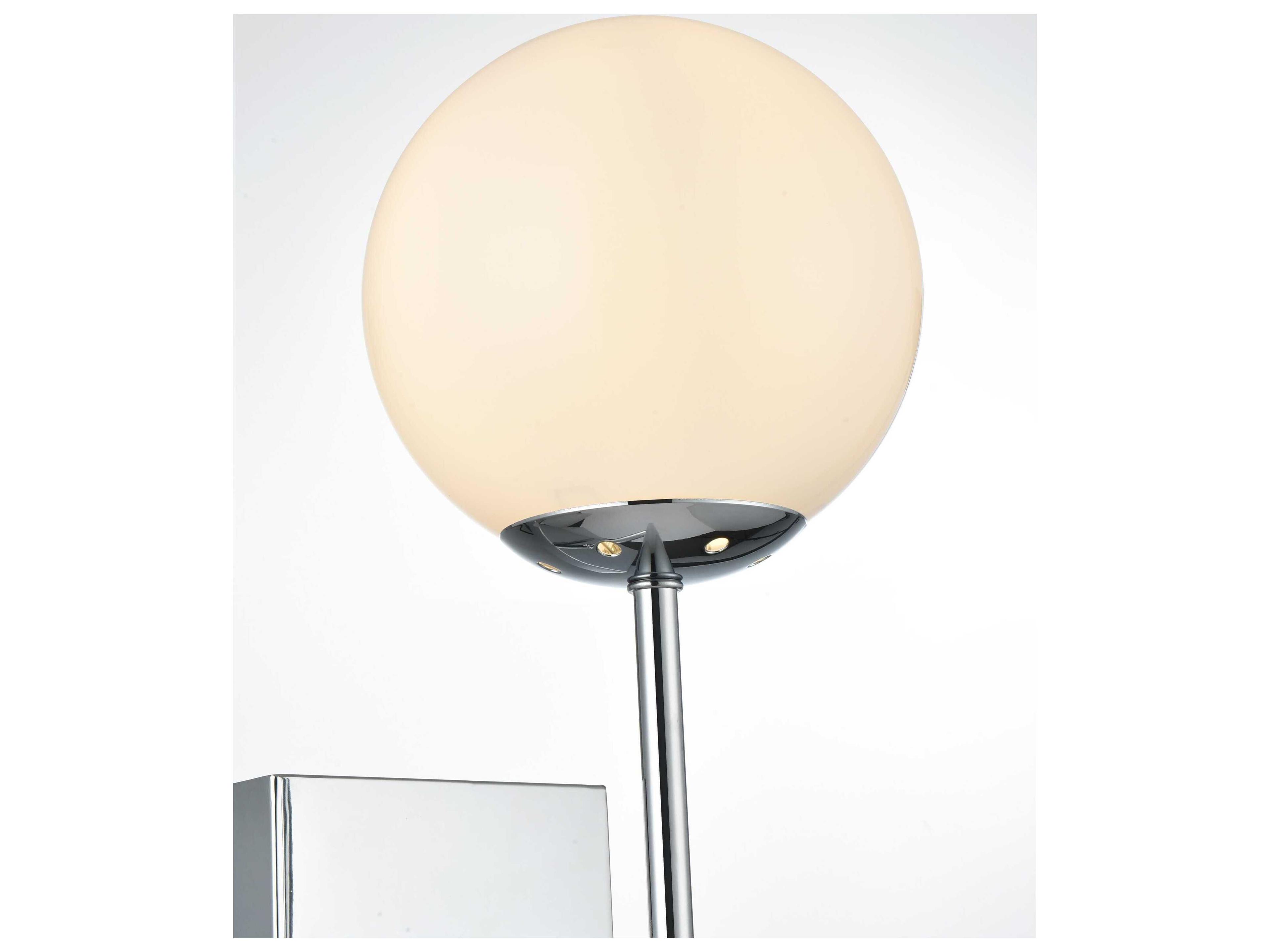 Elegant Lighting Neri 2-Light Chrome Wall Sconce