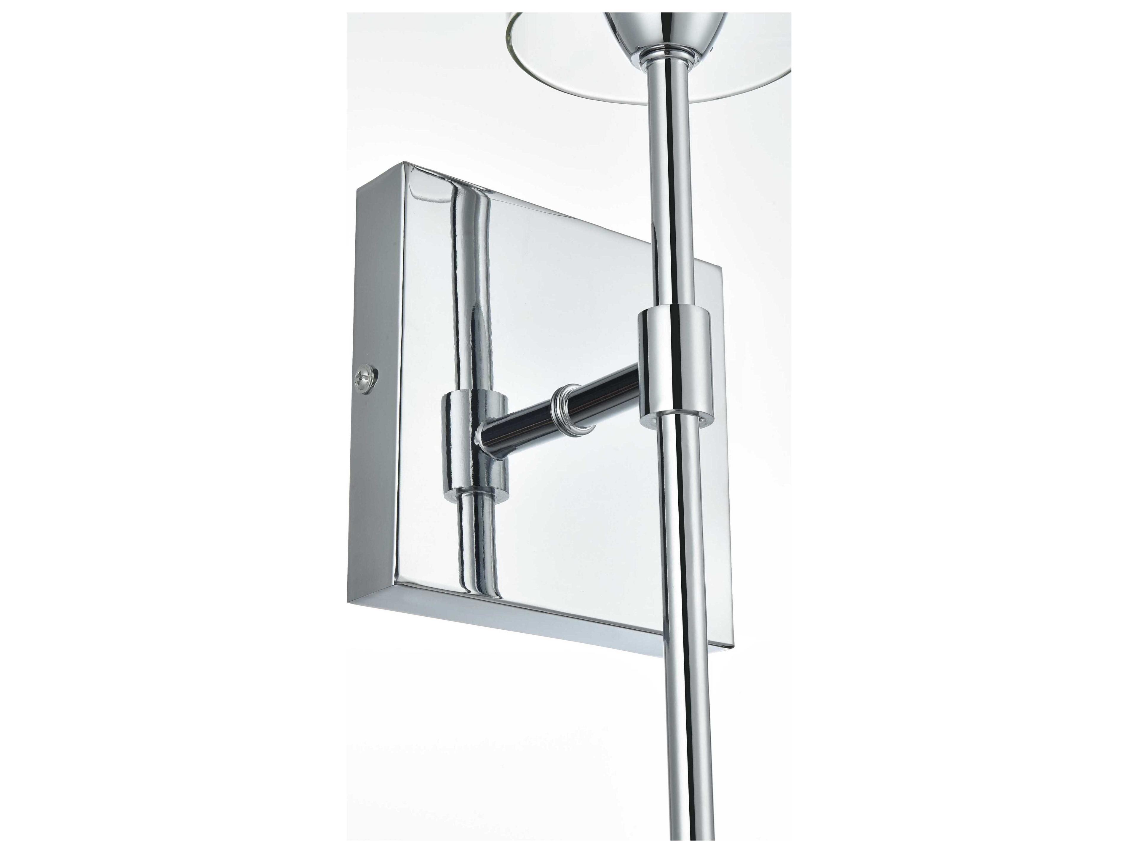 Elegant Lighting Elsreth 1-Light Chrome Wall Sconce