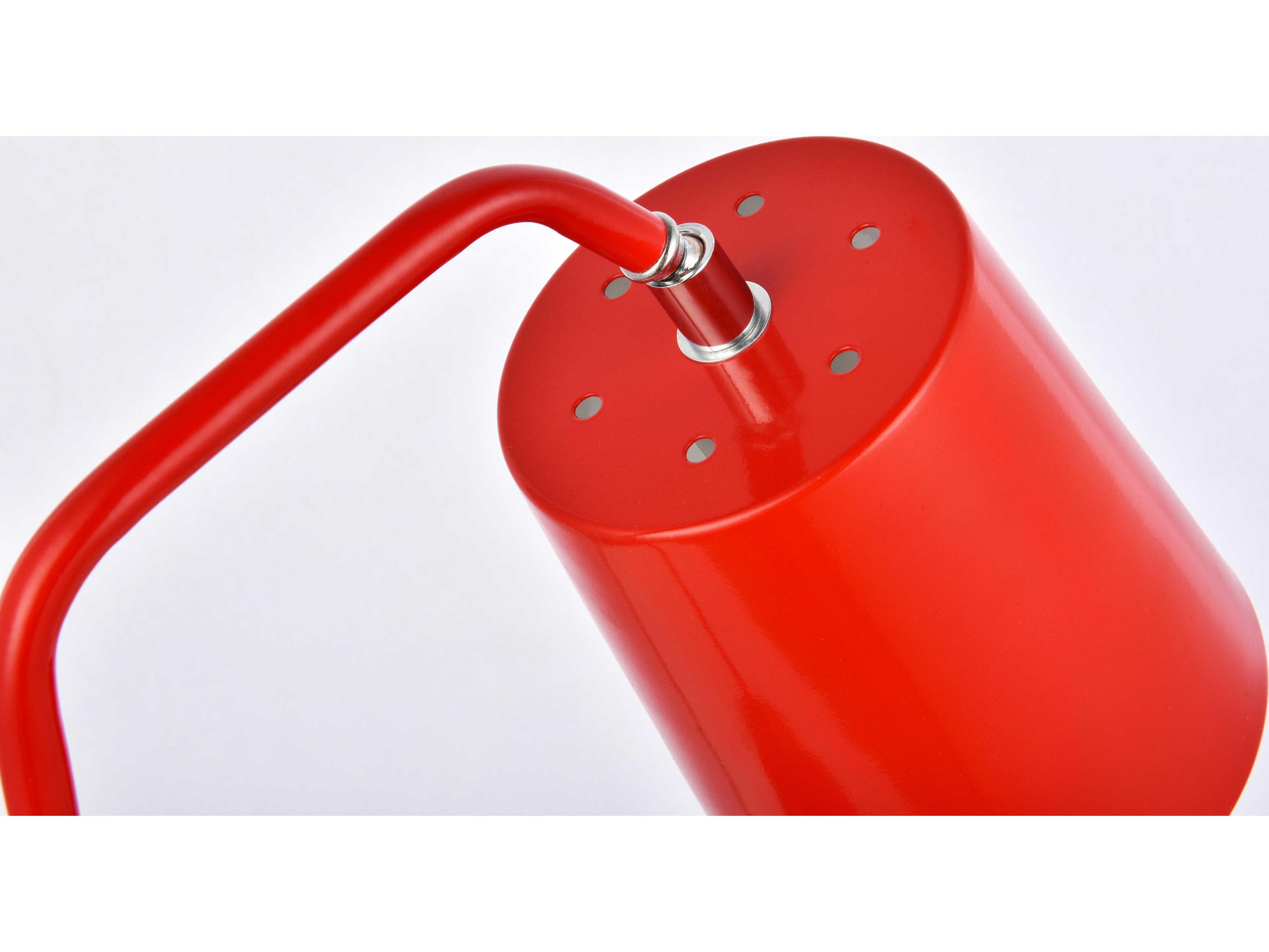Elegant Lighting Leroy Red Desk Lamp