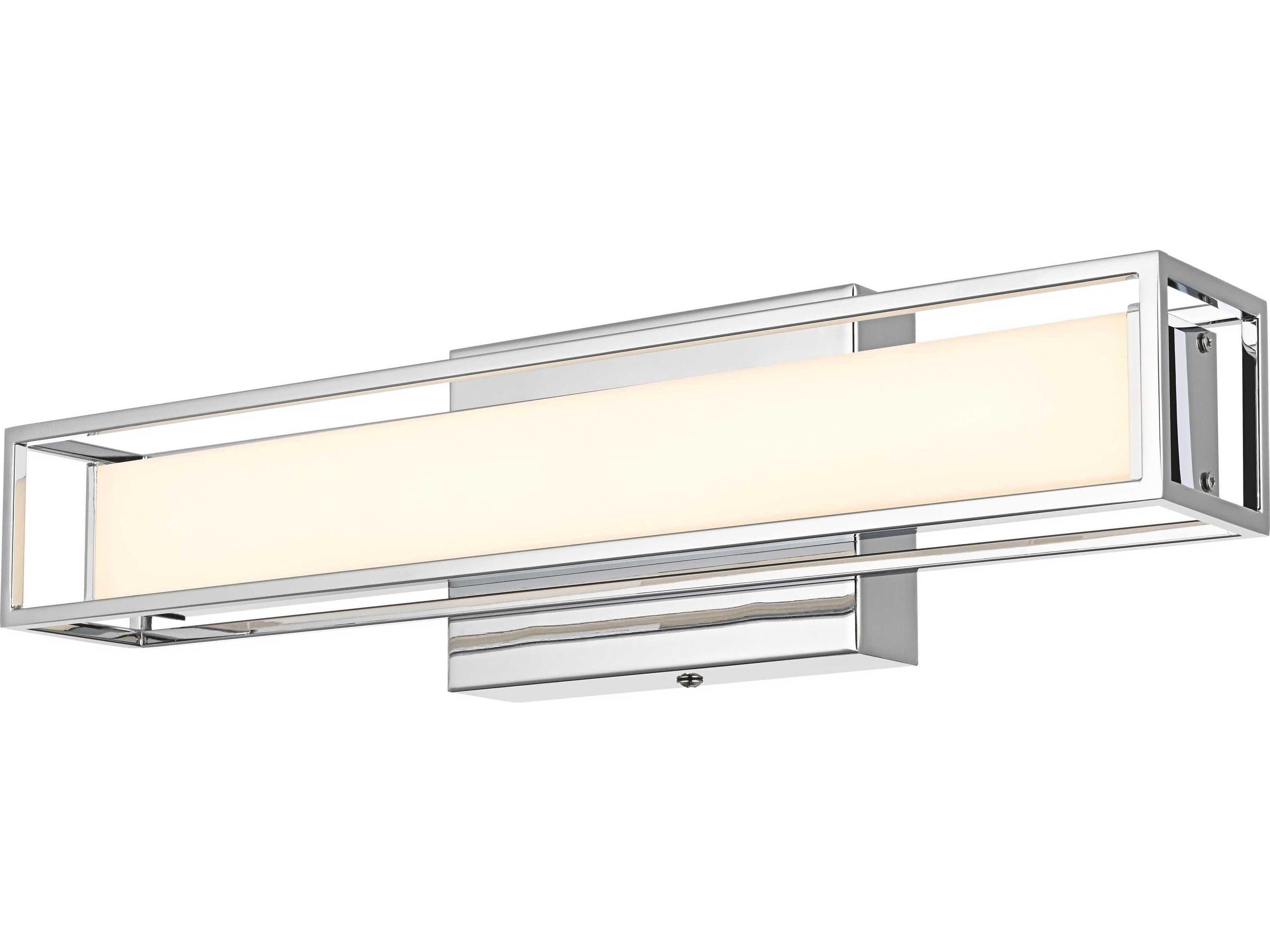 Elegant Lighting Aden 1-Light Chrome Vanity Light