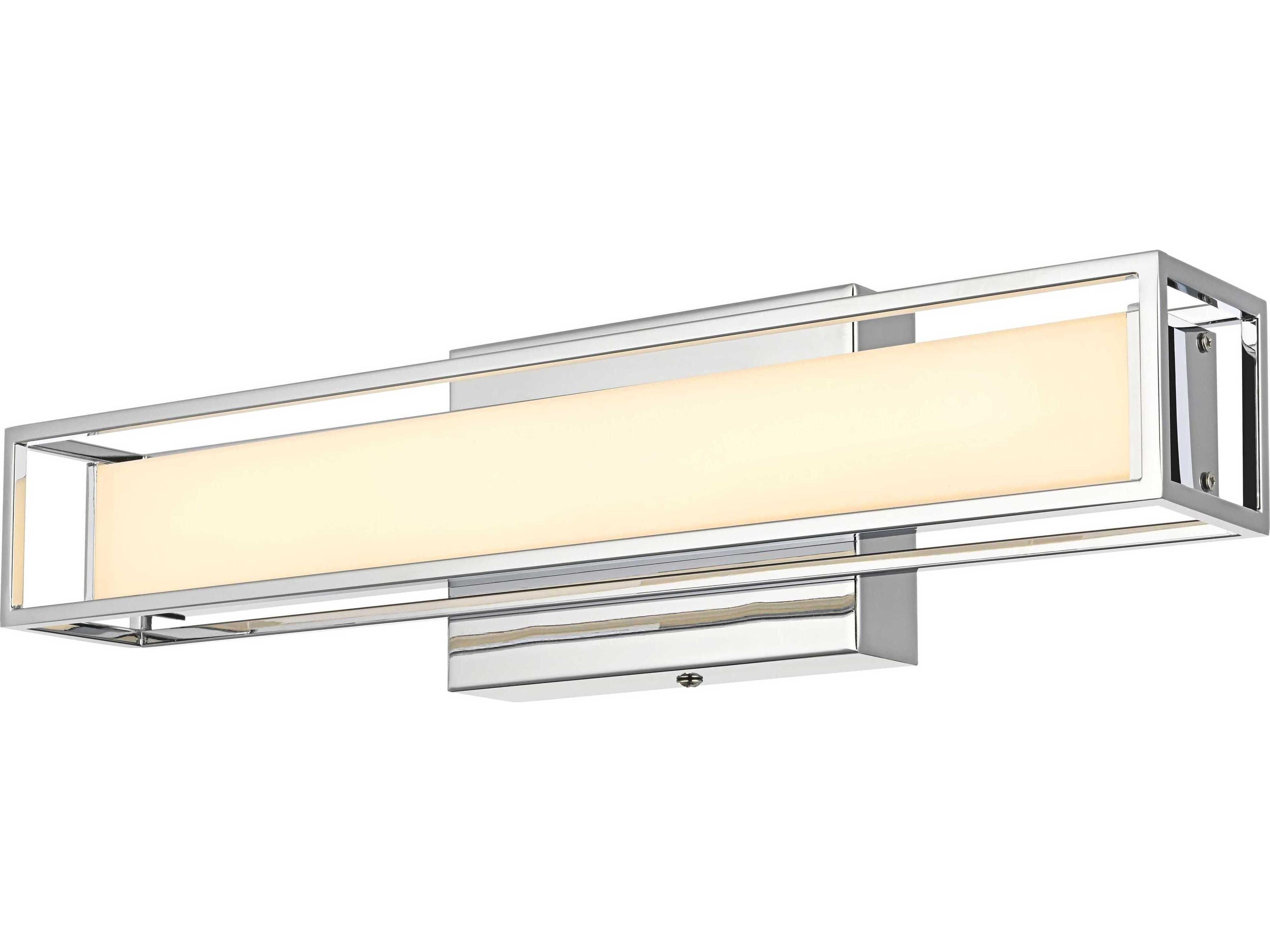 Elegant Lighting Aden 1-Light Chrome Vanity Light