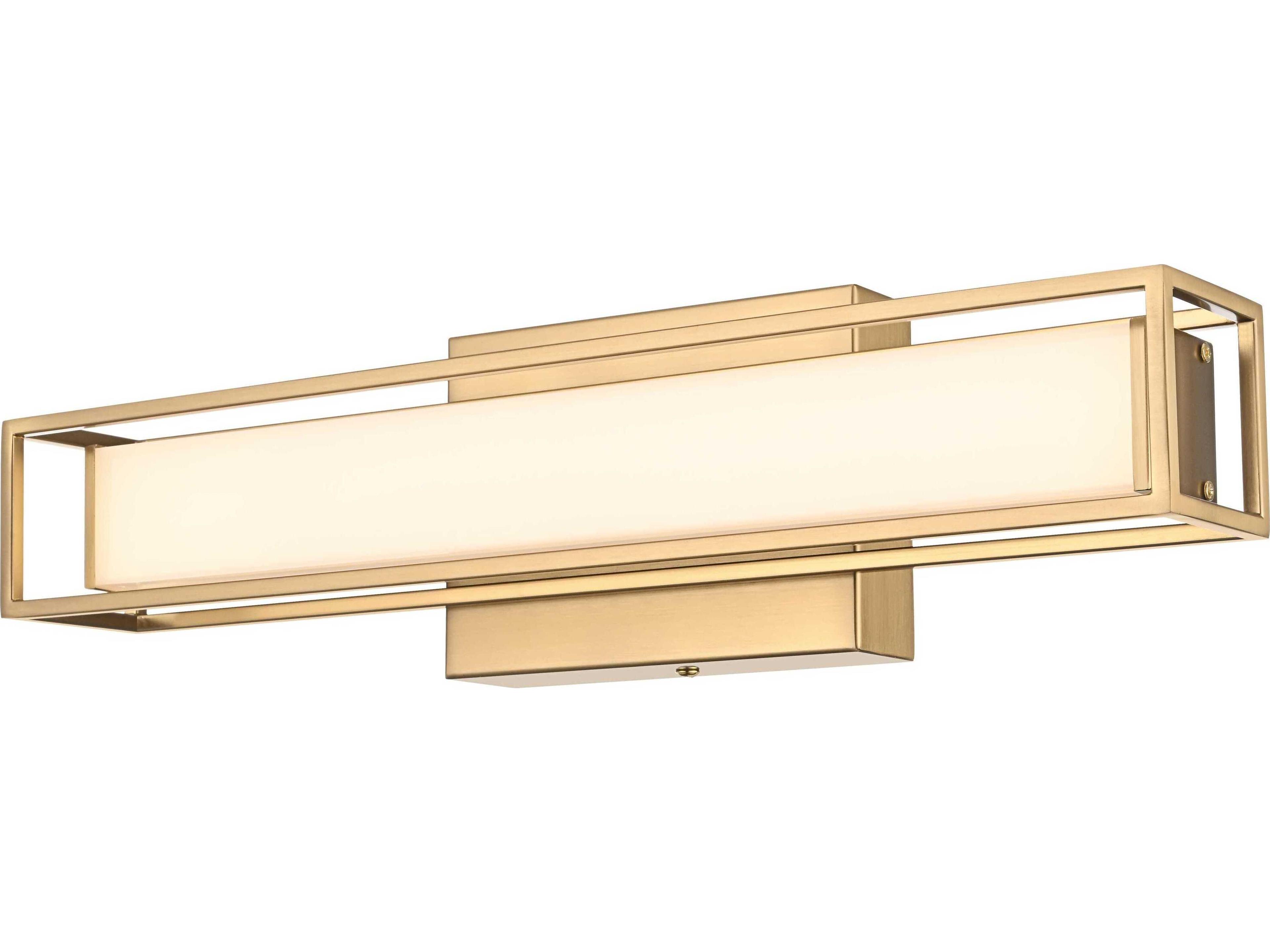 Elegant Lighting Aden 1-Light Satin Gold Vanity Light