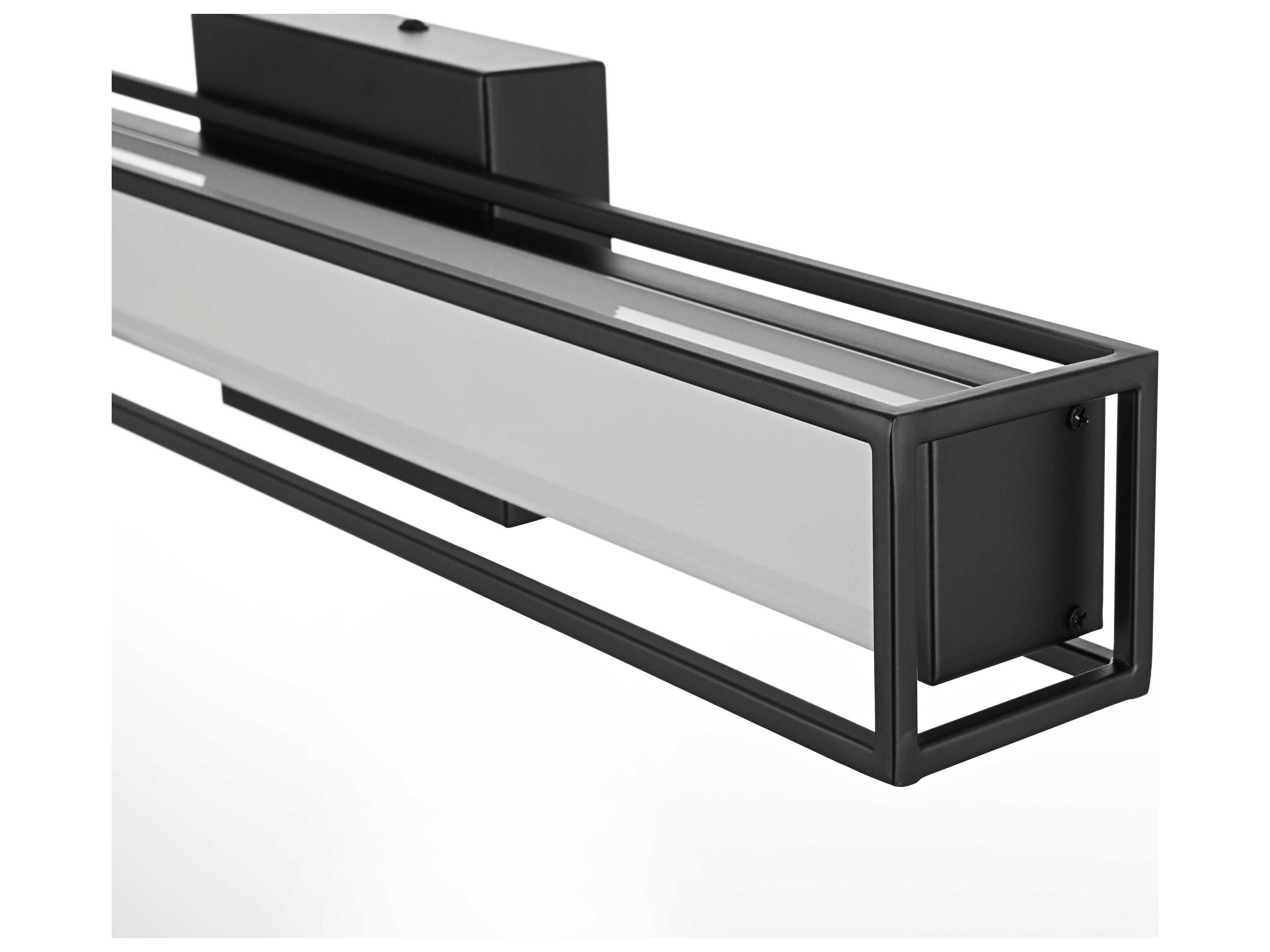 Elegant Lighting Aden 1-Light Black Vanity Light