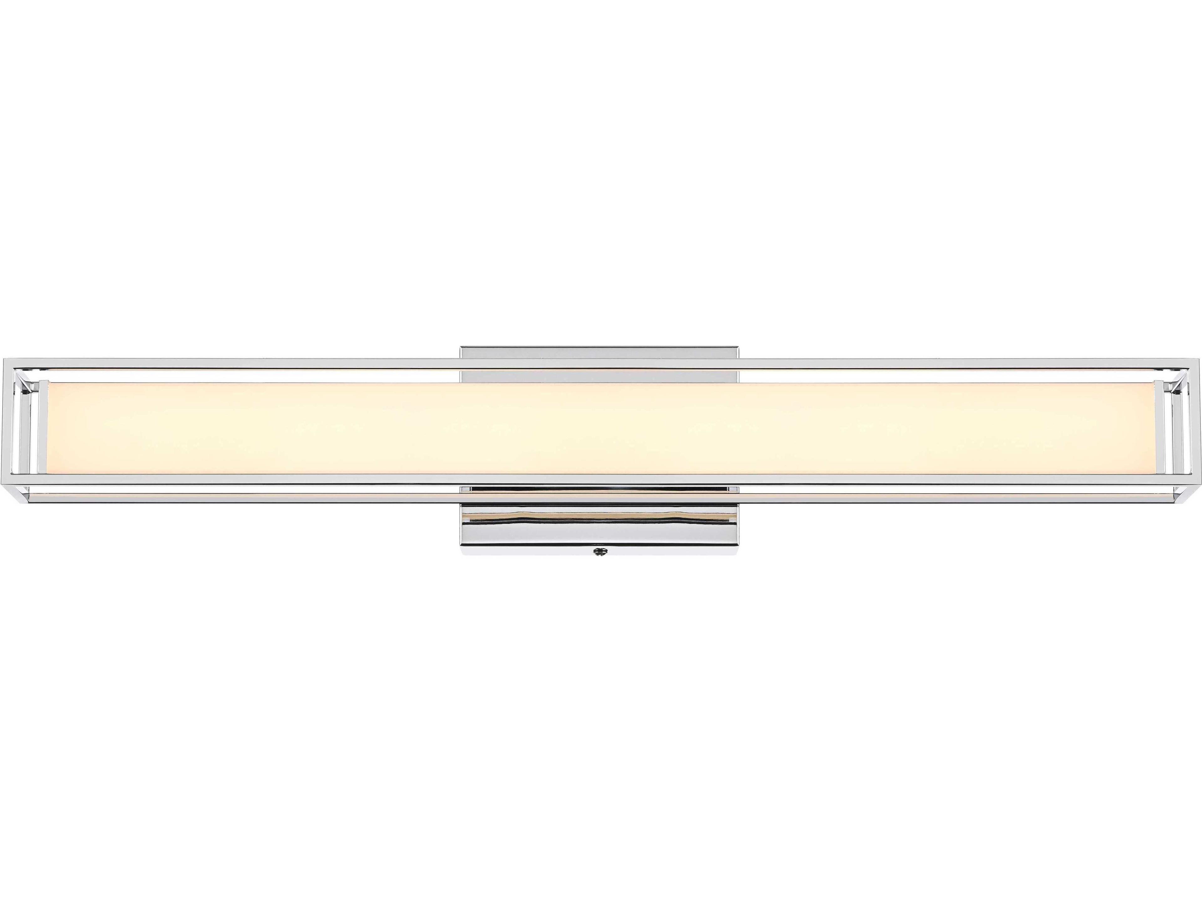 Elegant Lighting Aden 1-Light Chrome Vanity Light