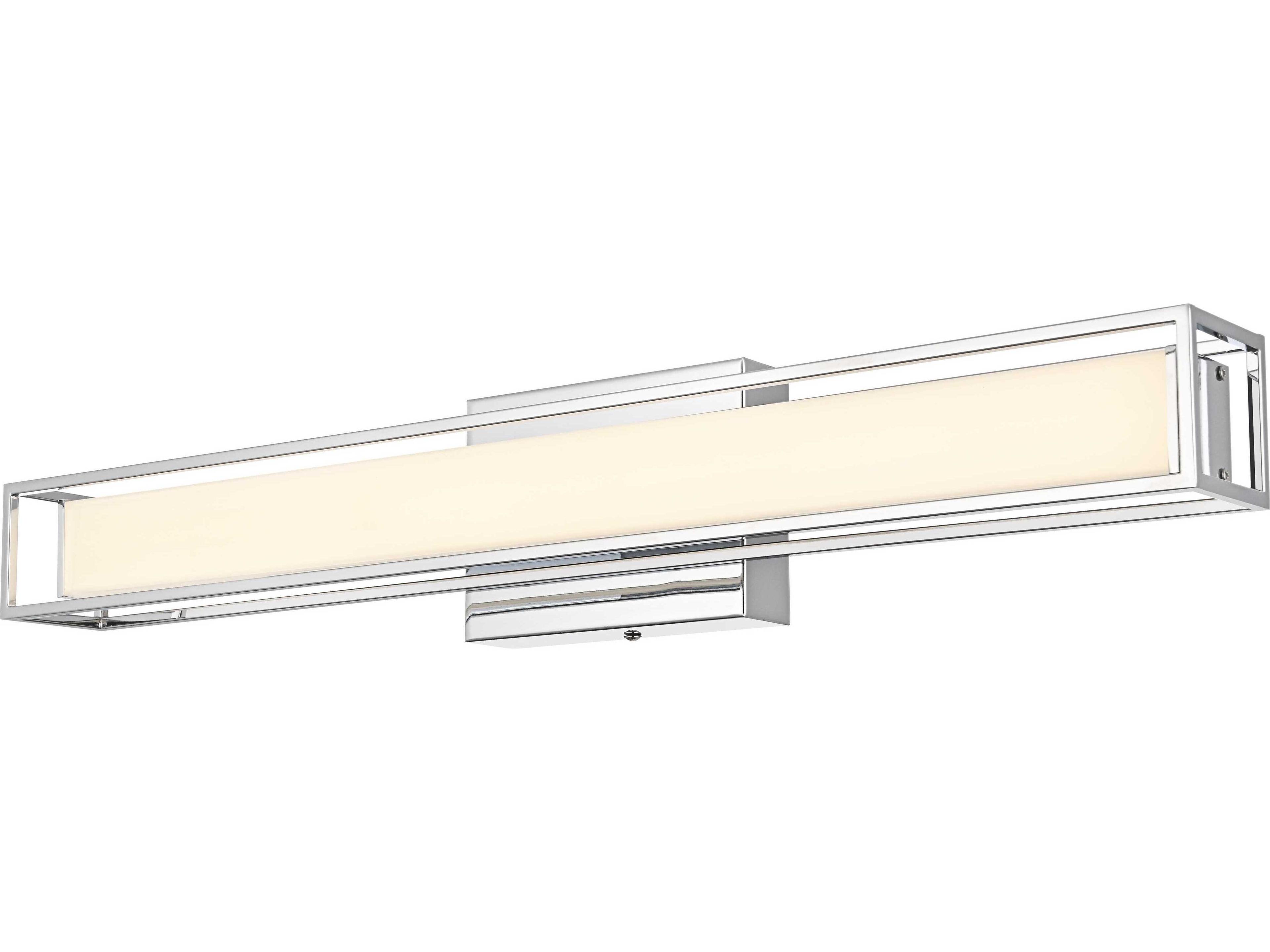 Elegant Lighting Aden 1-Light Chrome Vanity Light