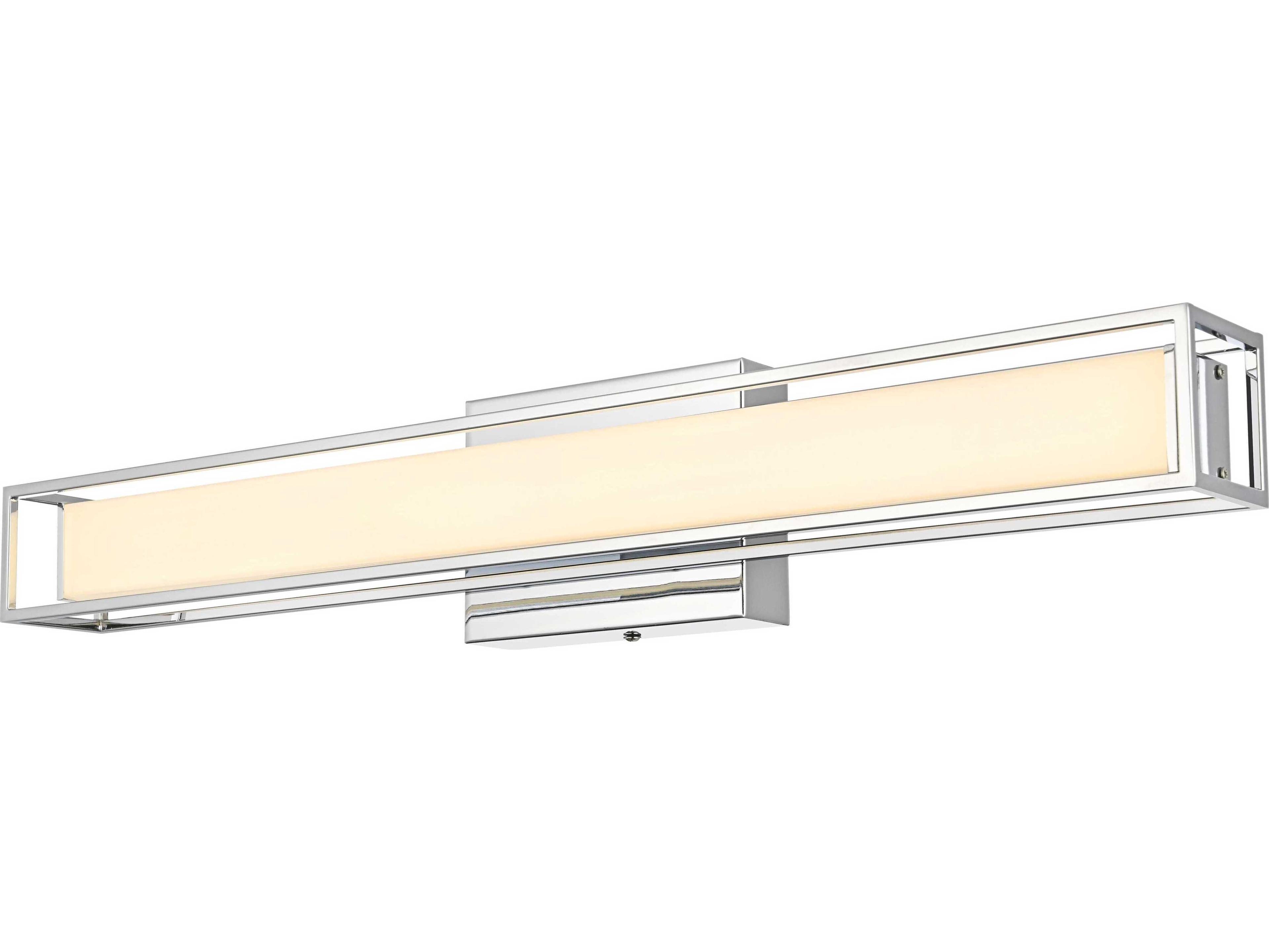 Elegant Lighting Aden 1-Light Chrome Vanity Light