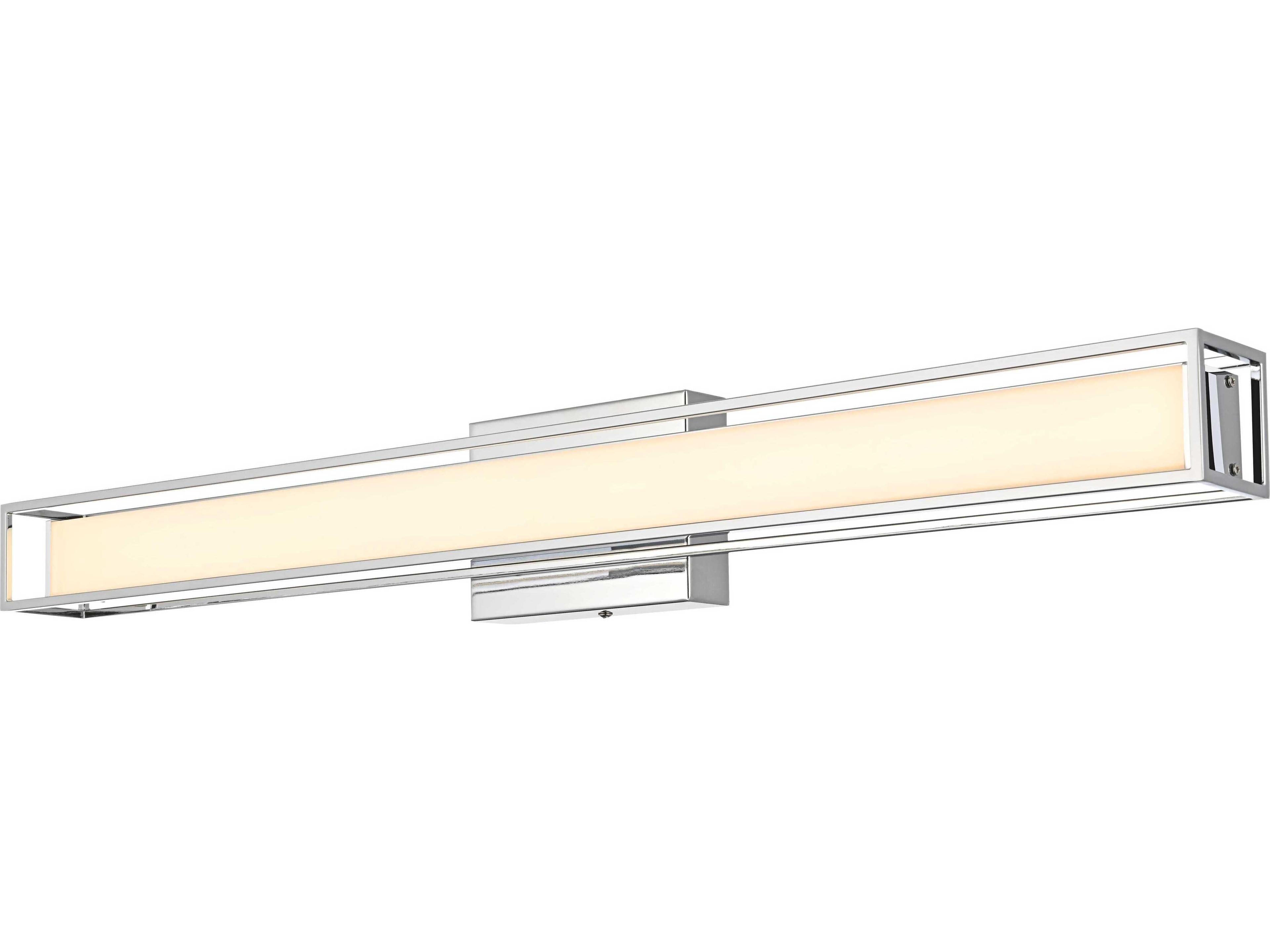 Elegant Lighting Aden 1-Light Chrome Vanity Light