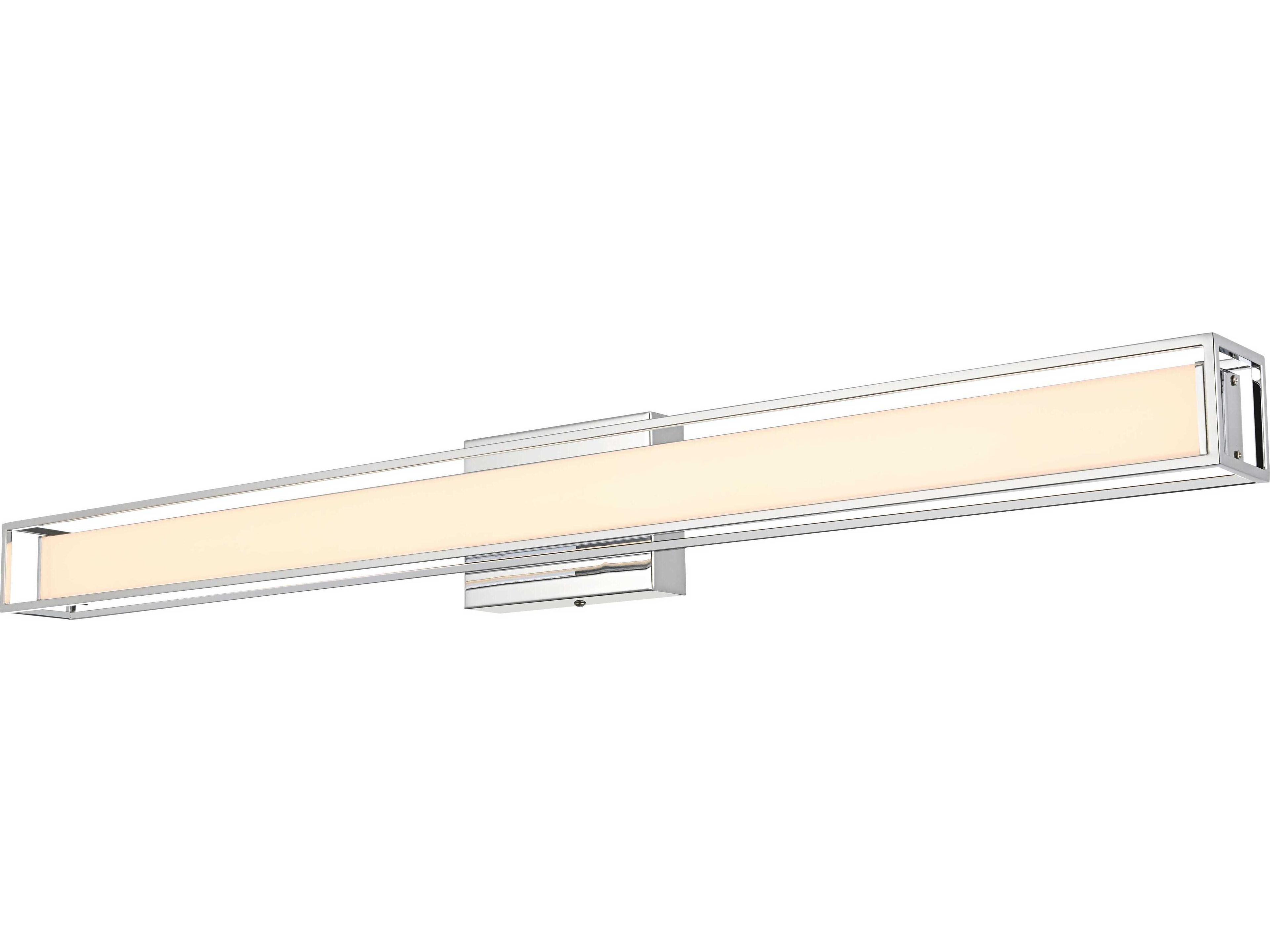 Elegant Lighting Aden 1-Light Chrome Vanity Light