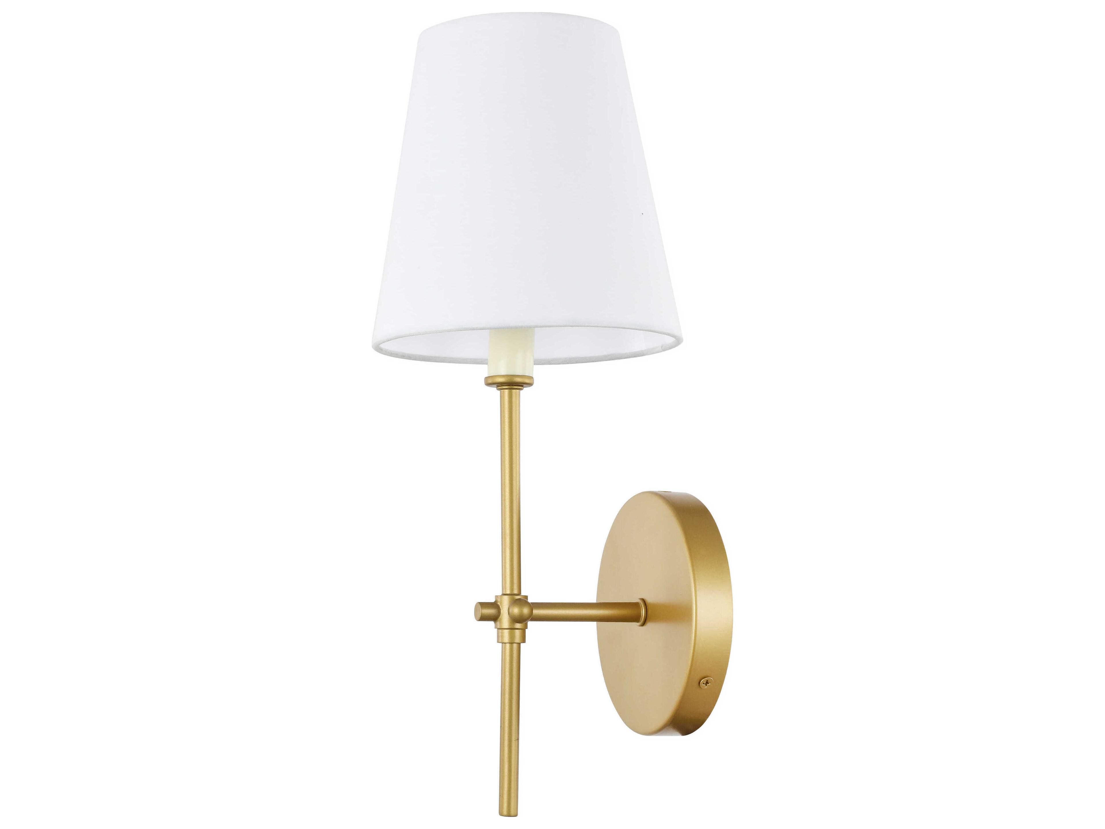Elegant Lighting Mel 1-Light Brass LED Wall Sconce